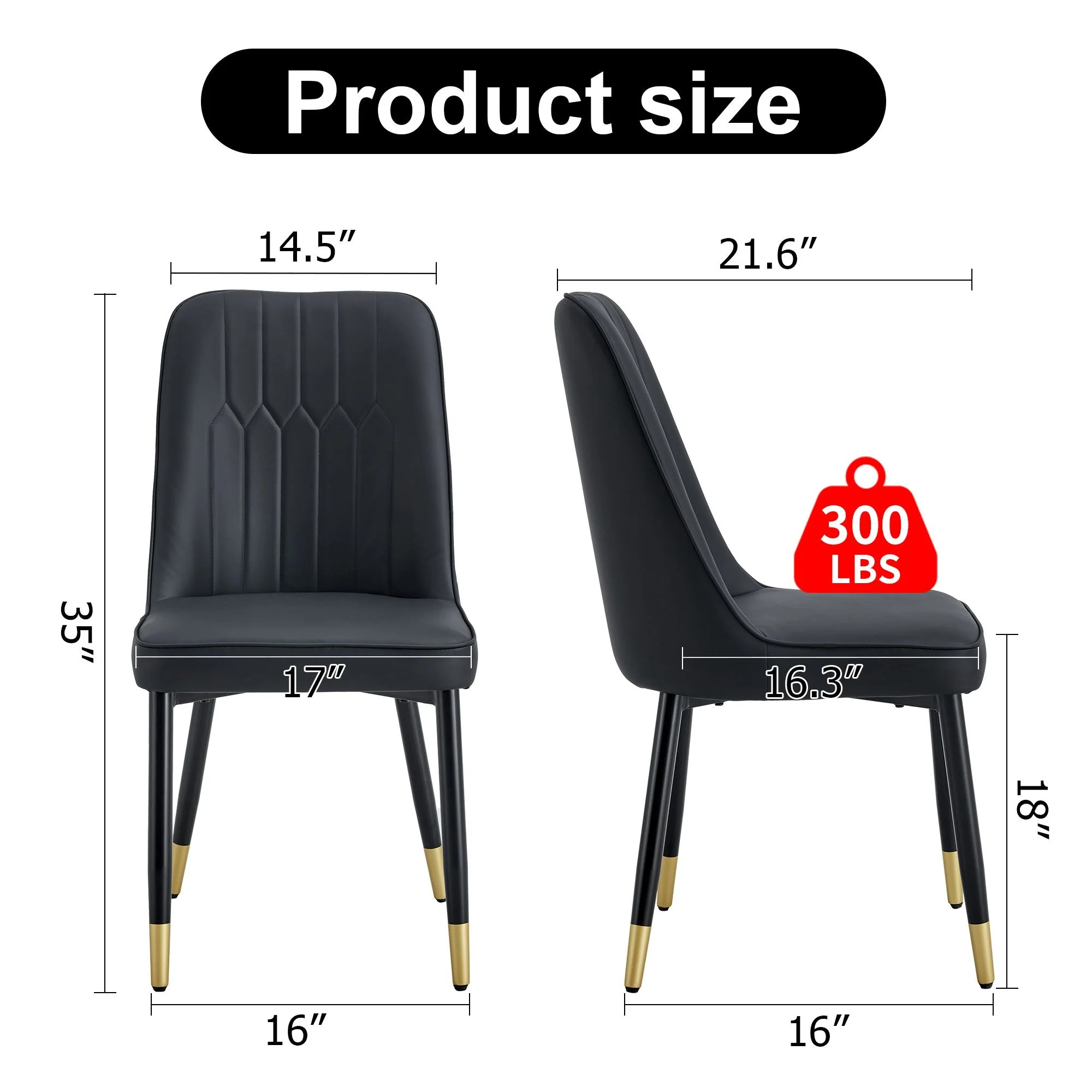 Modern Chair With Metal Legs - Image 13