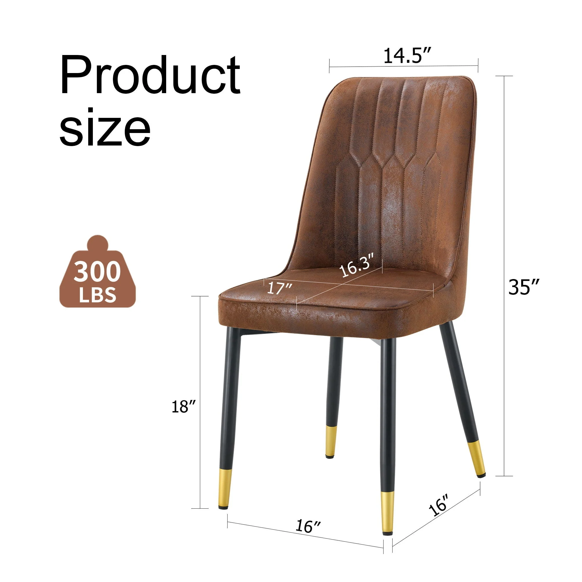 Modern Chair With Metal Legs - Image 8