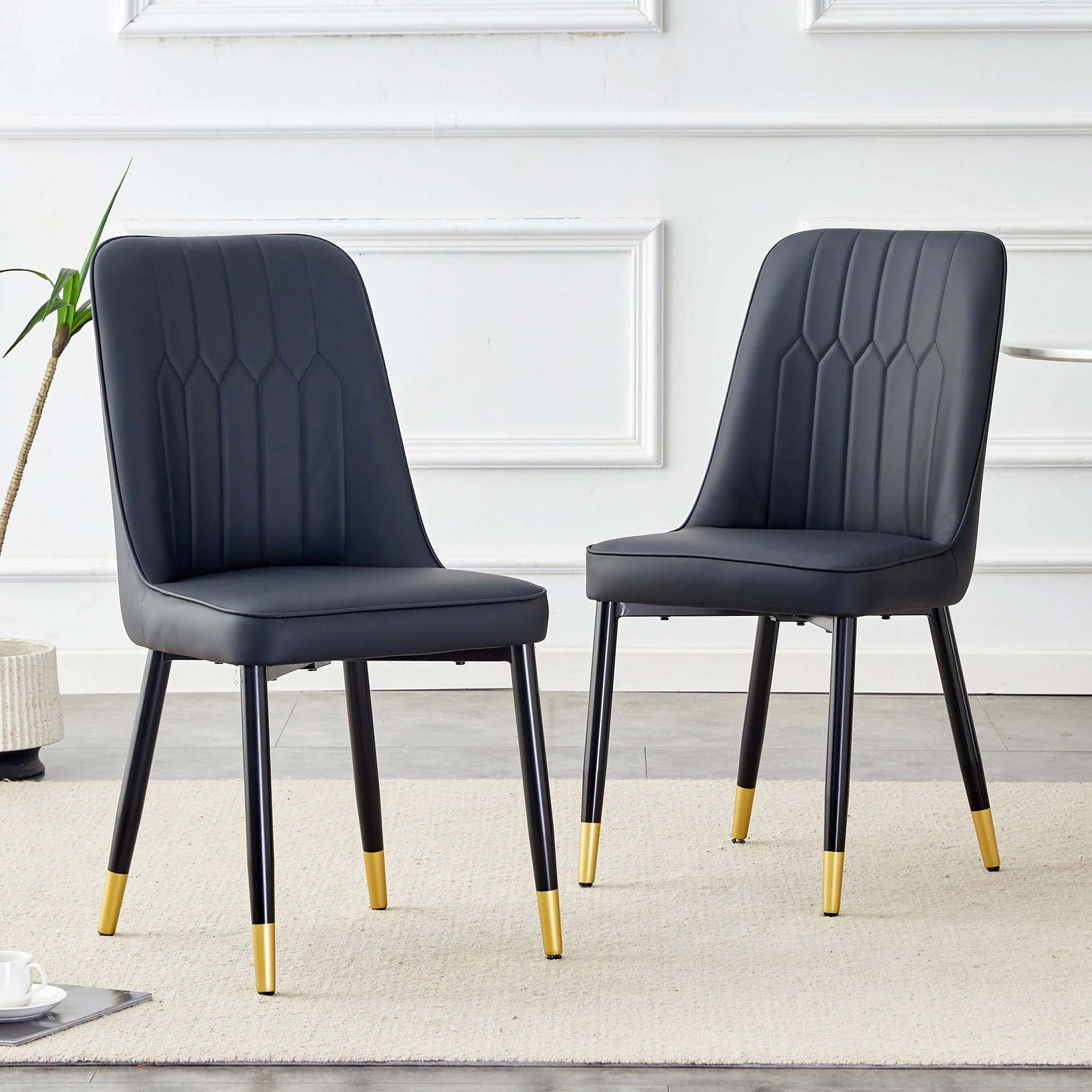 Modern Chair With Metal Legs - Image 9