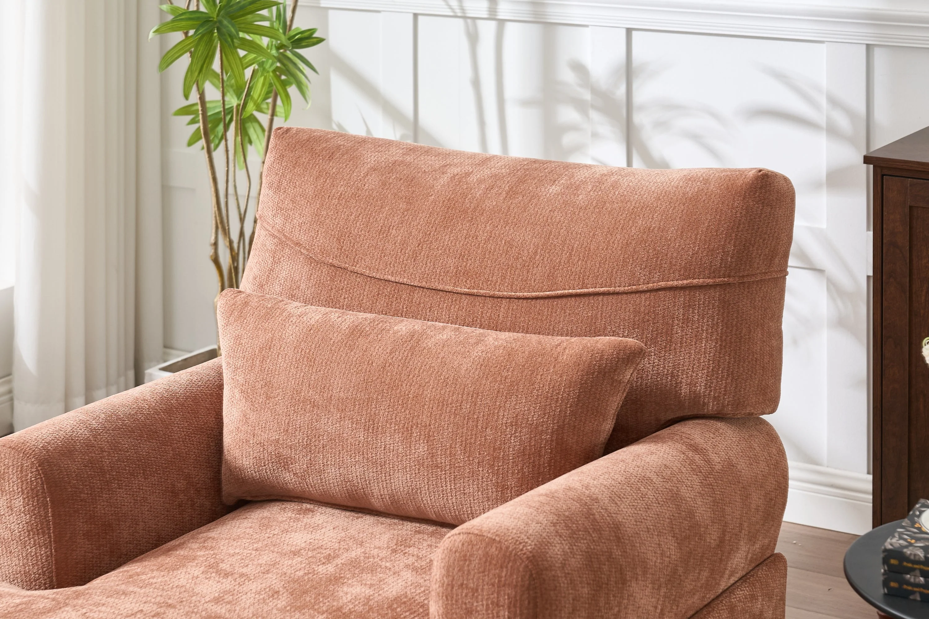 Modern Chaise Lounge Upholstered Indoor Recliner Sofa - Image 3