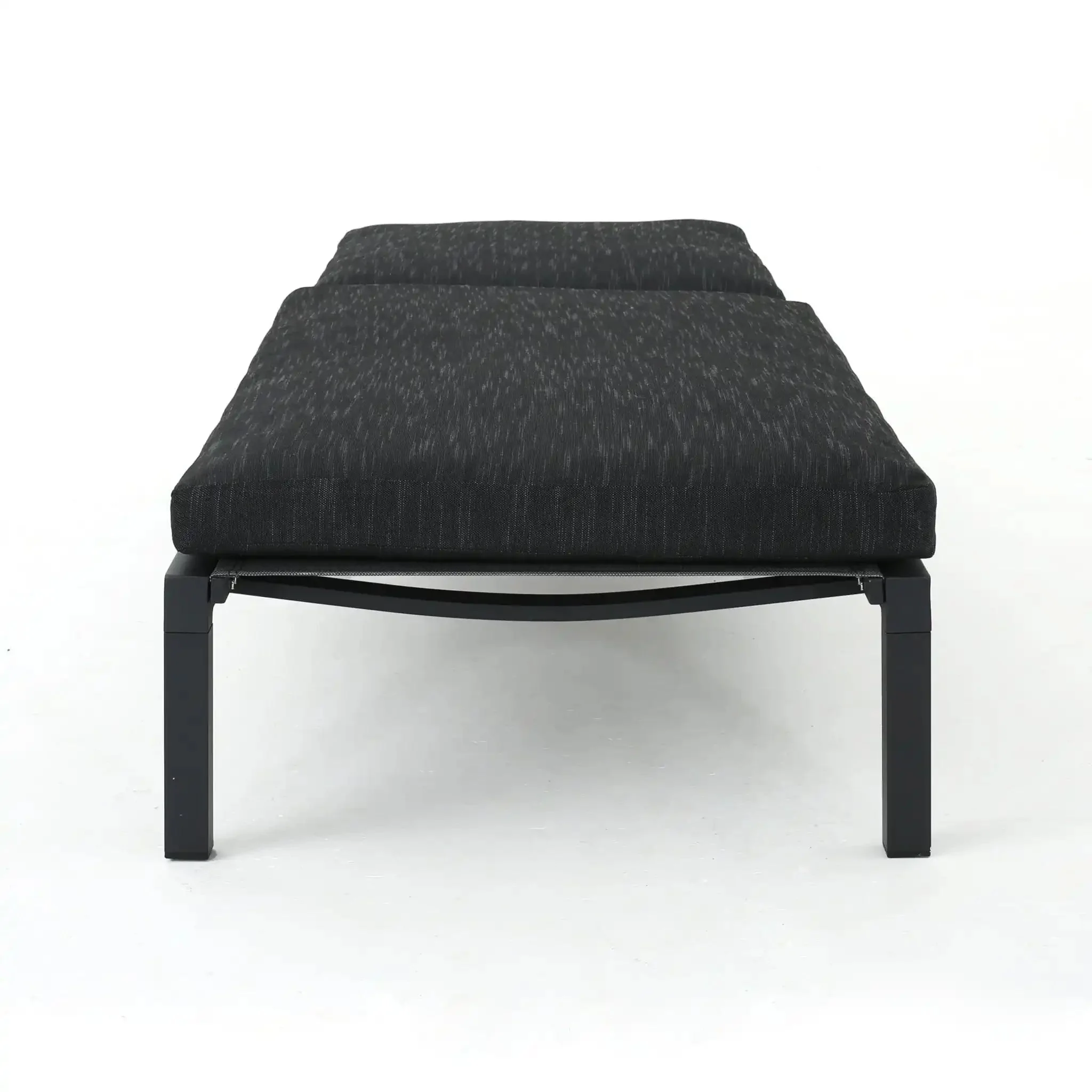 Modern Chaise Lounge With Wate Resistant Fabric Cushions - Image 8
