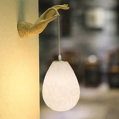 Modern Chinese Lotus Wall Lamp Creative Corridor Hallway Teahouse Art Decor Light - Image 8