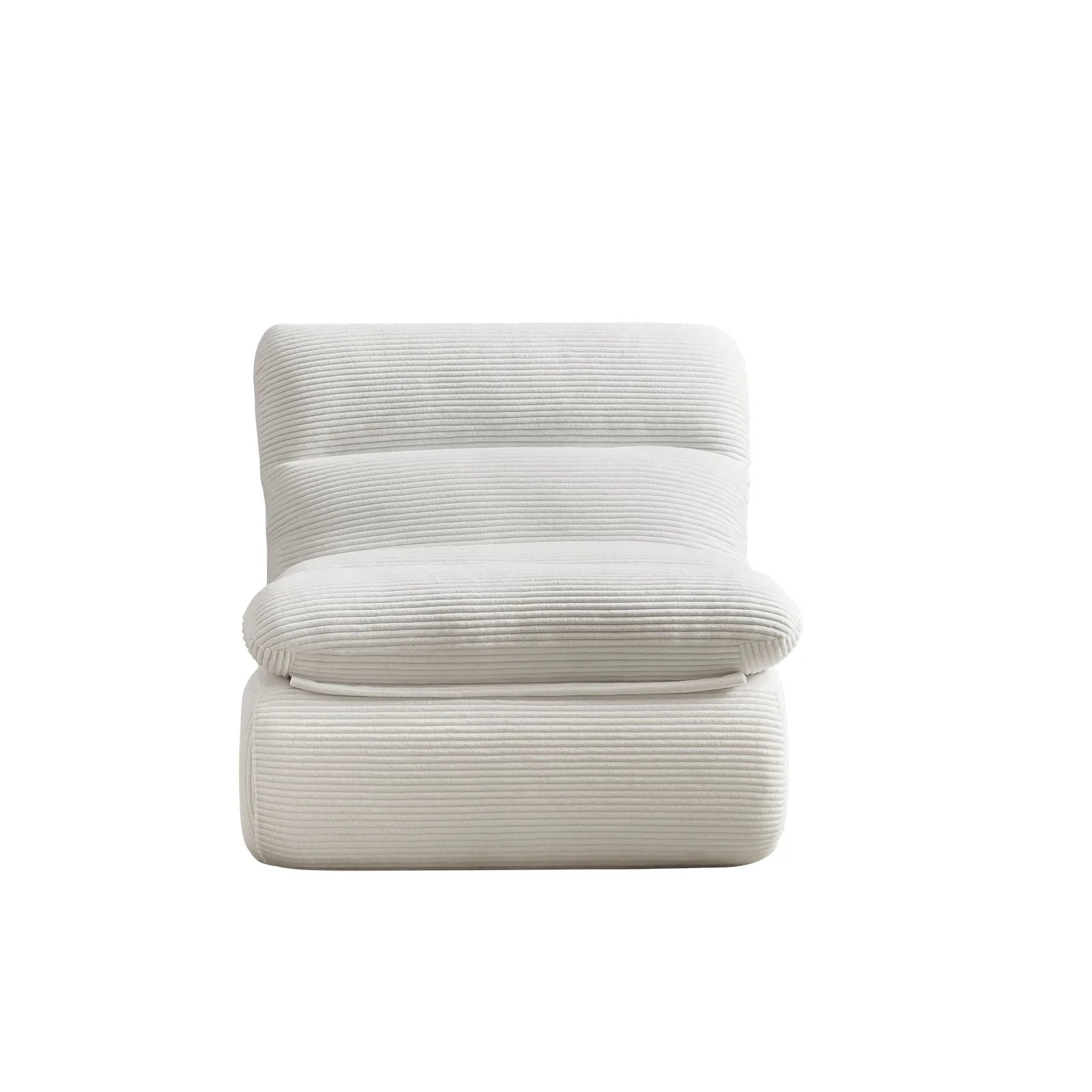 Modern Compressed Lounge Chair with Ottoman - Image 10