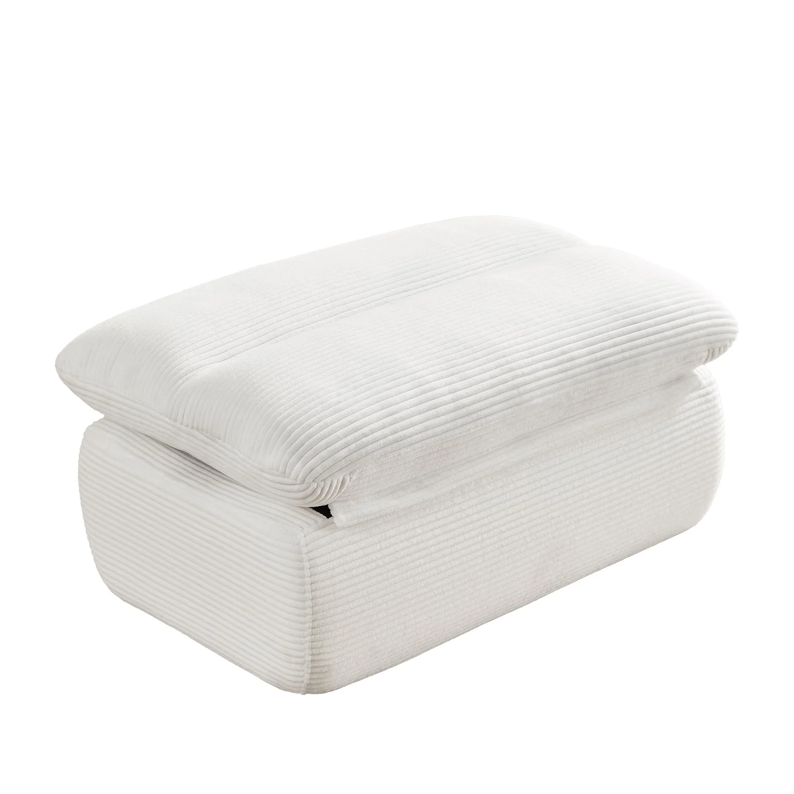 Modern Compressed Lounge Chair with Ottoman - Image 9