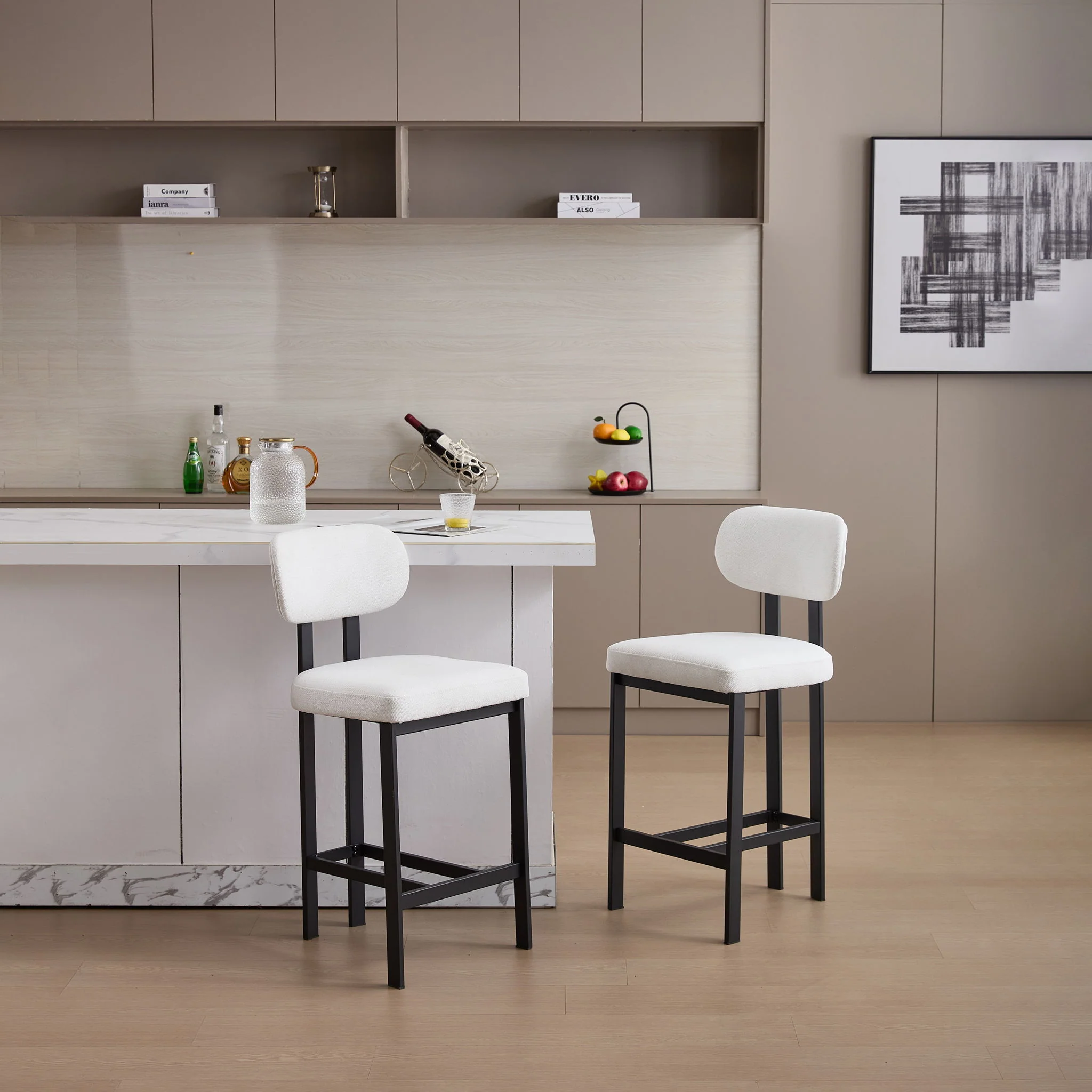 Modern Counter Height Stools (Set of 2) - Image 12