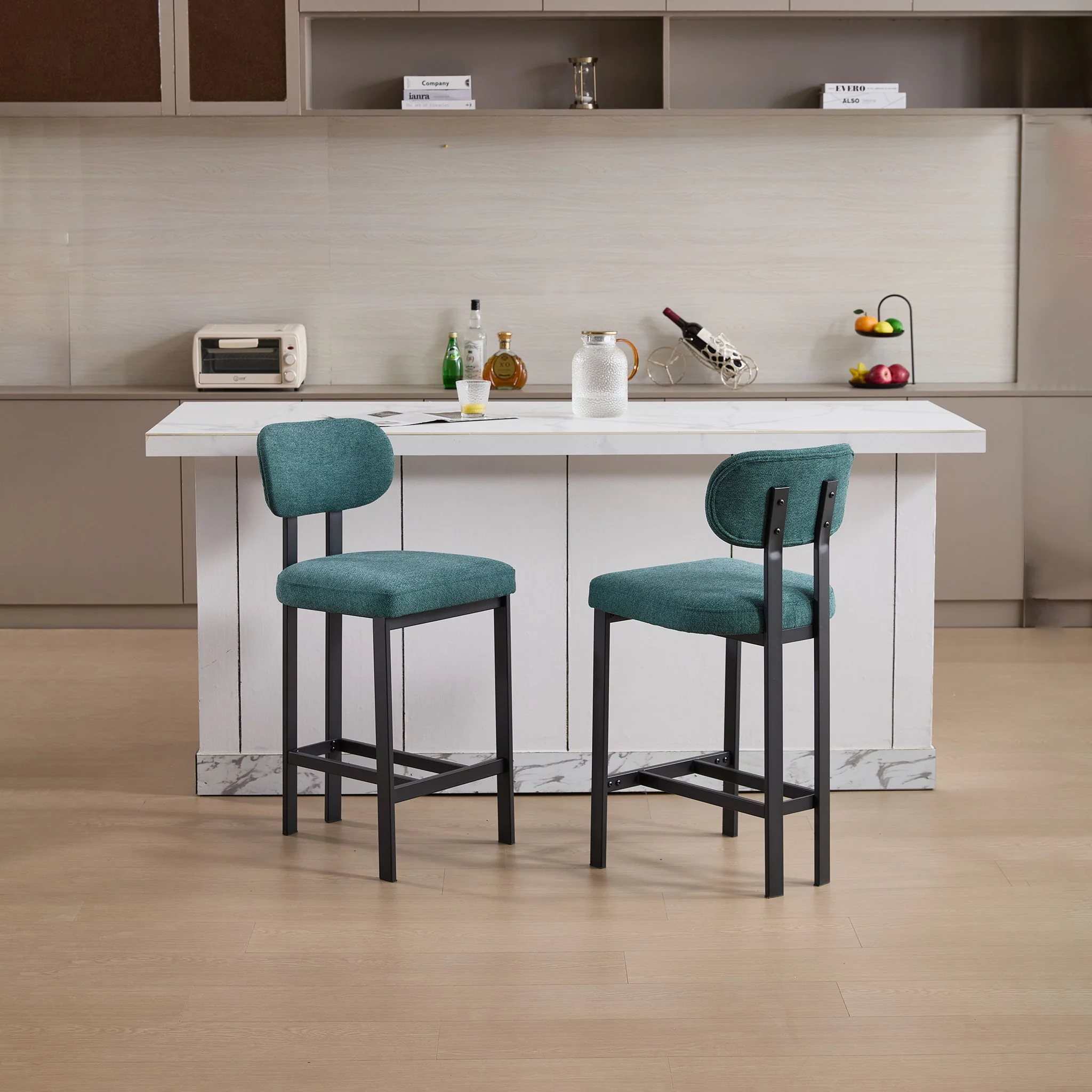 Modern Counter Height Stools (Set of 2) - Image 4
