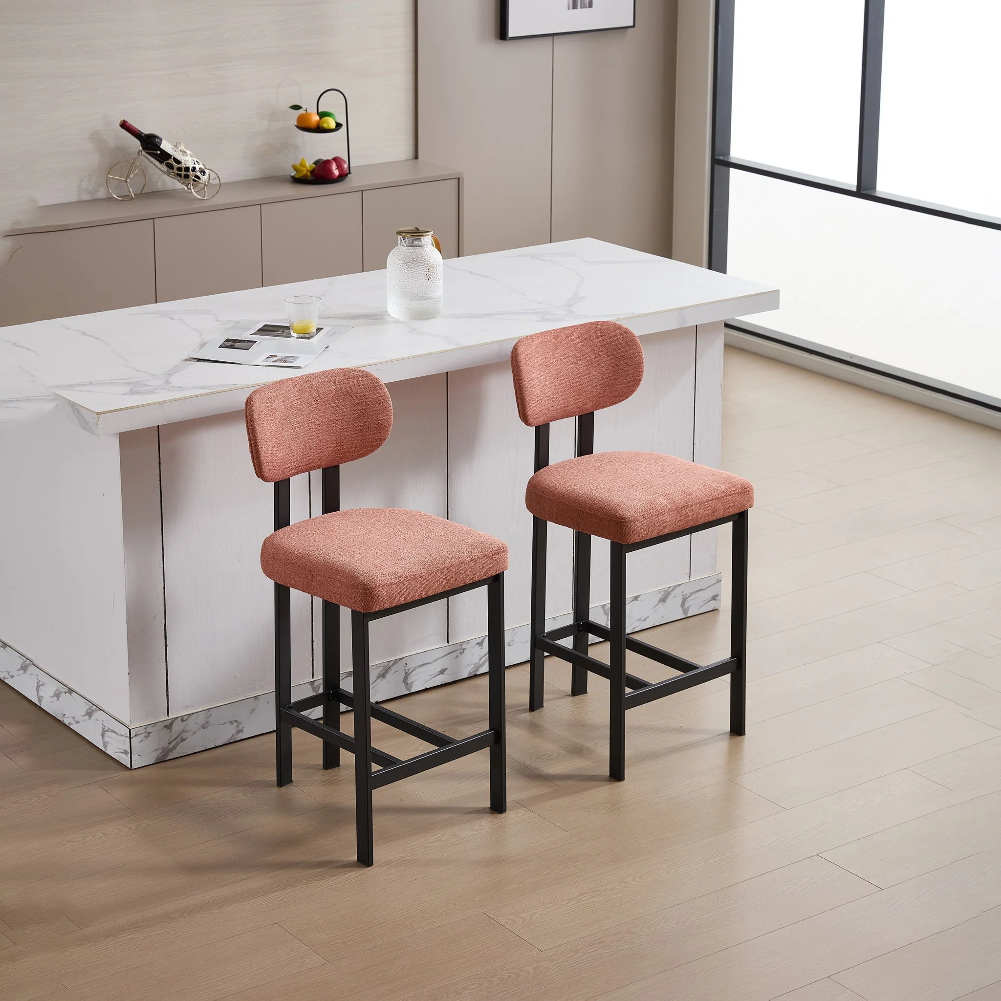 Modern Counter Height Stools (Set of 2) - Image 5