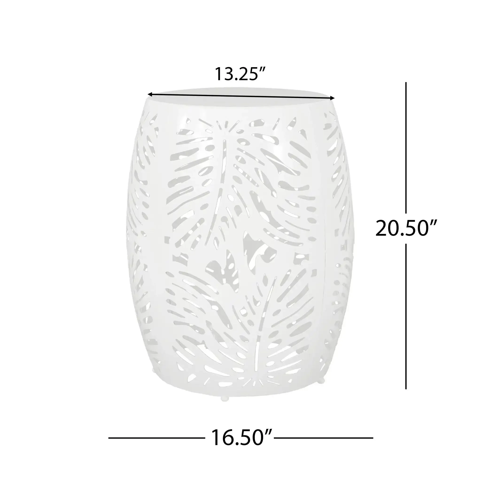 Modern Design Metal End Table, Large - Image 10