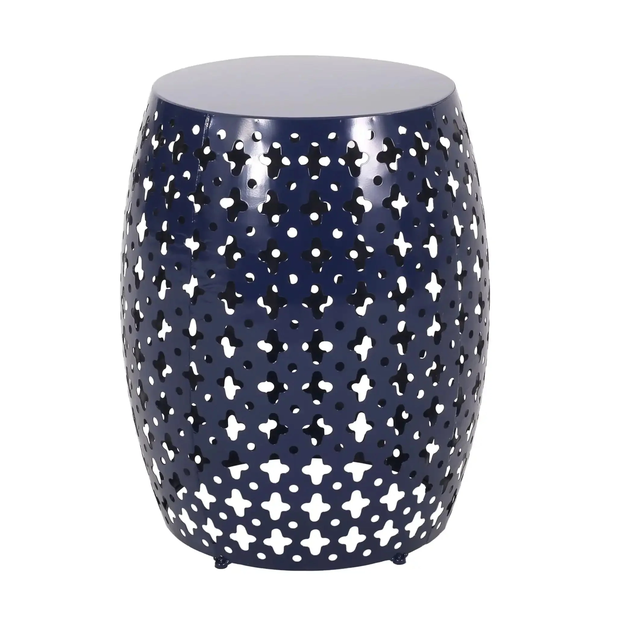 Modern Design, Metal End Table, Large - Image 2