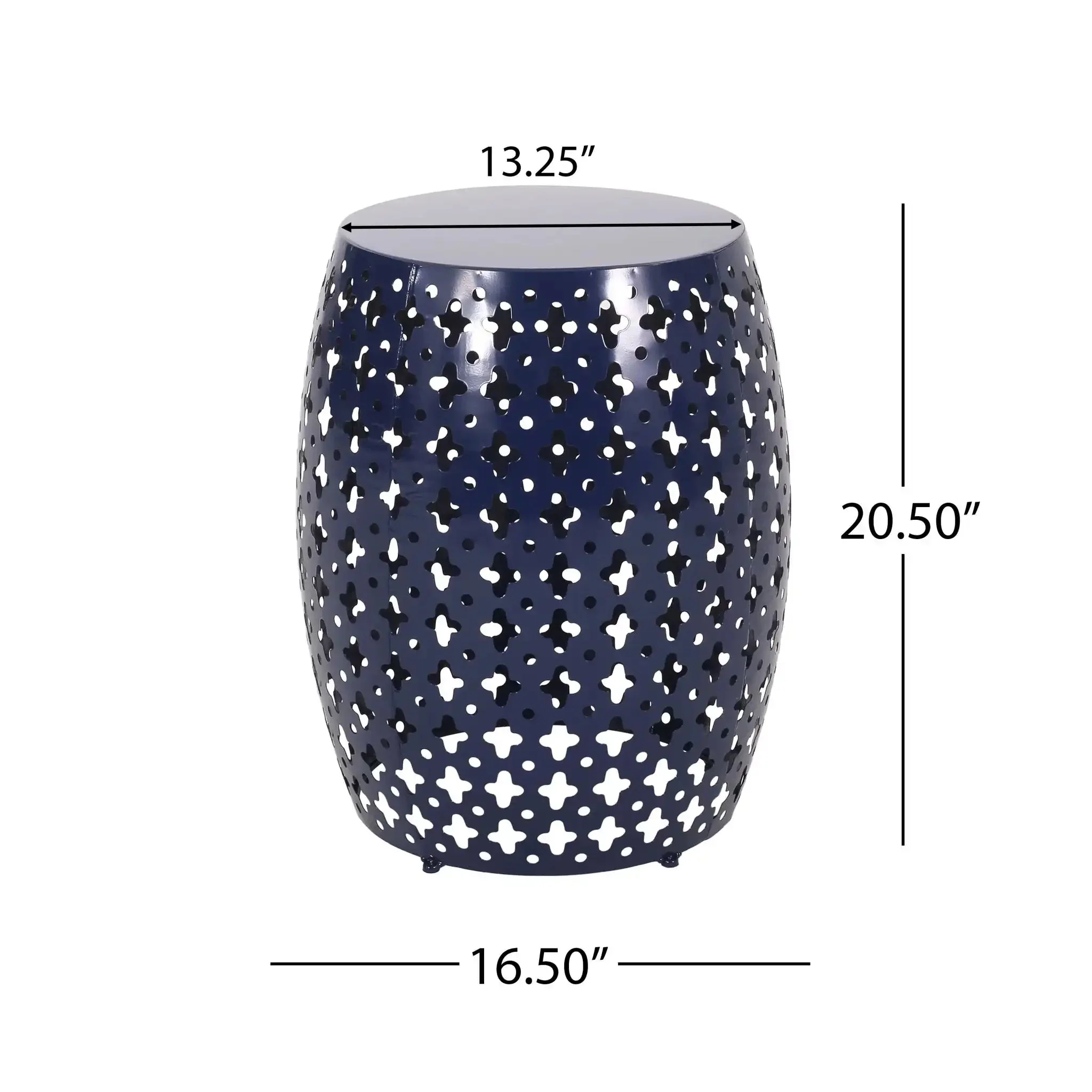 Modern Design, Metal End Table, Large - Image 8