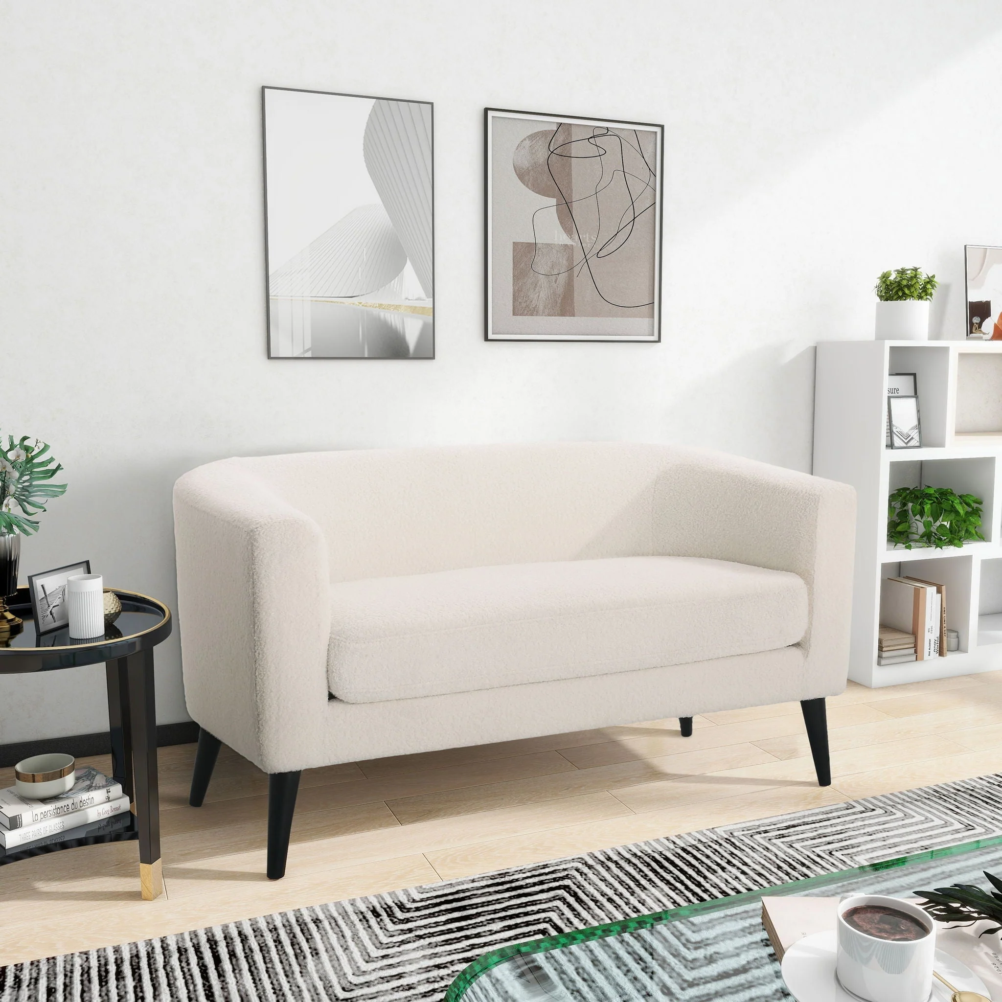 Modern Design Style Loveseat - Image 4