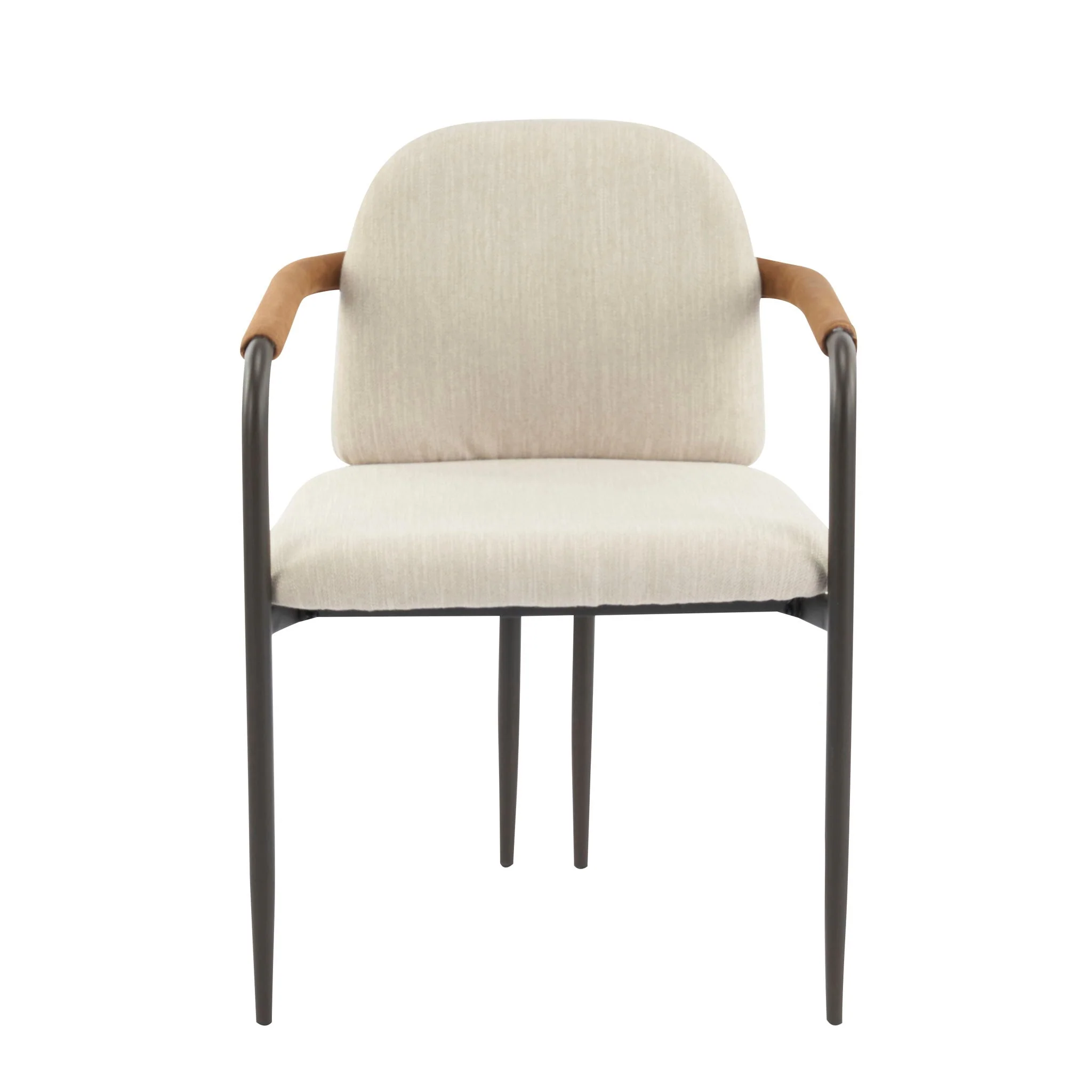 Modern Dining Chair Set with Durable Iron Frame and Comfortable Fabric Upholstery - Image 8