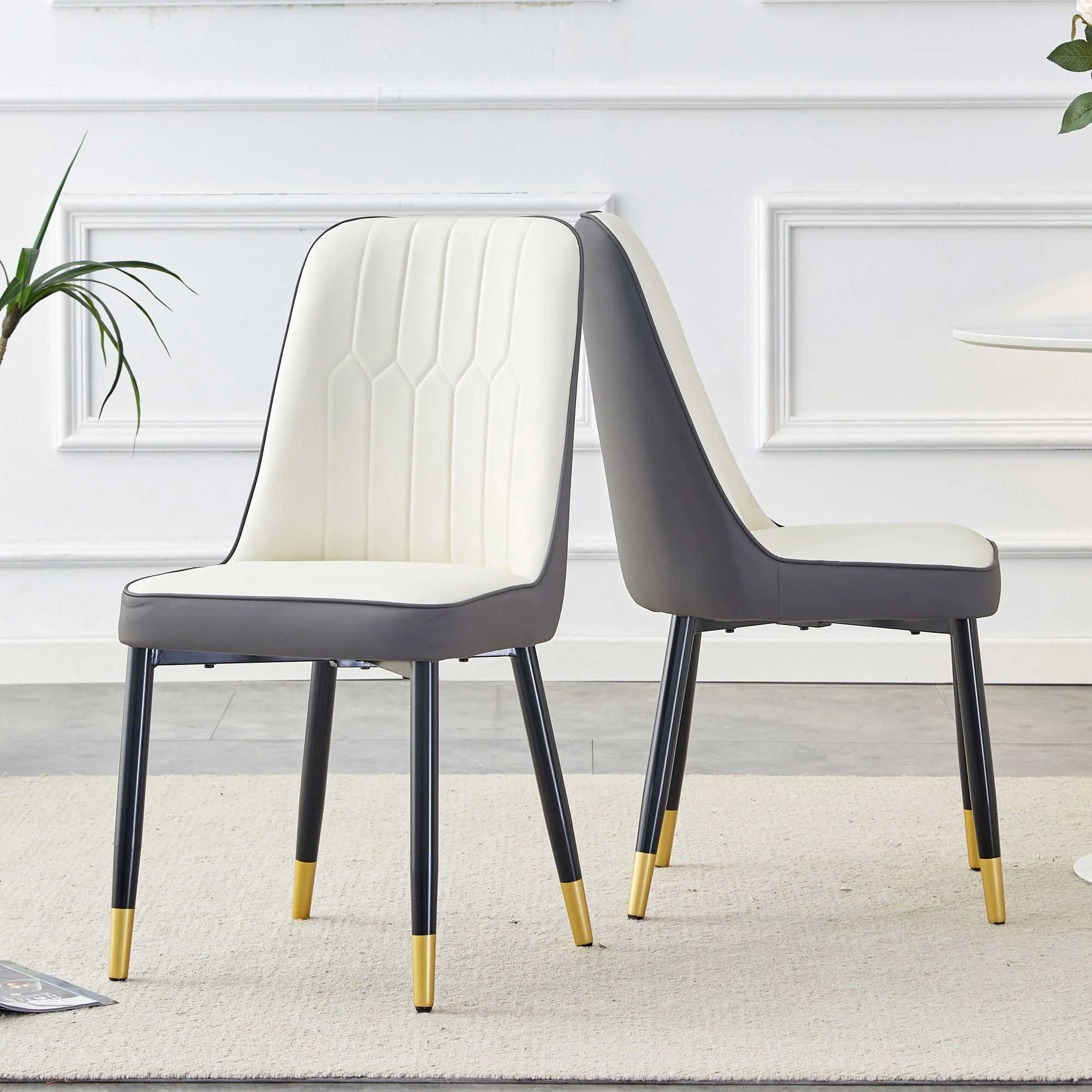 Modern Dining Chair with Metal Leg - Image 29