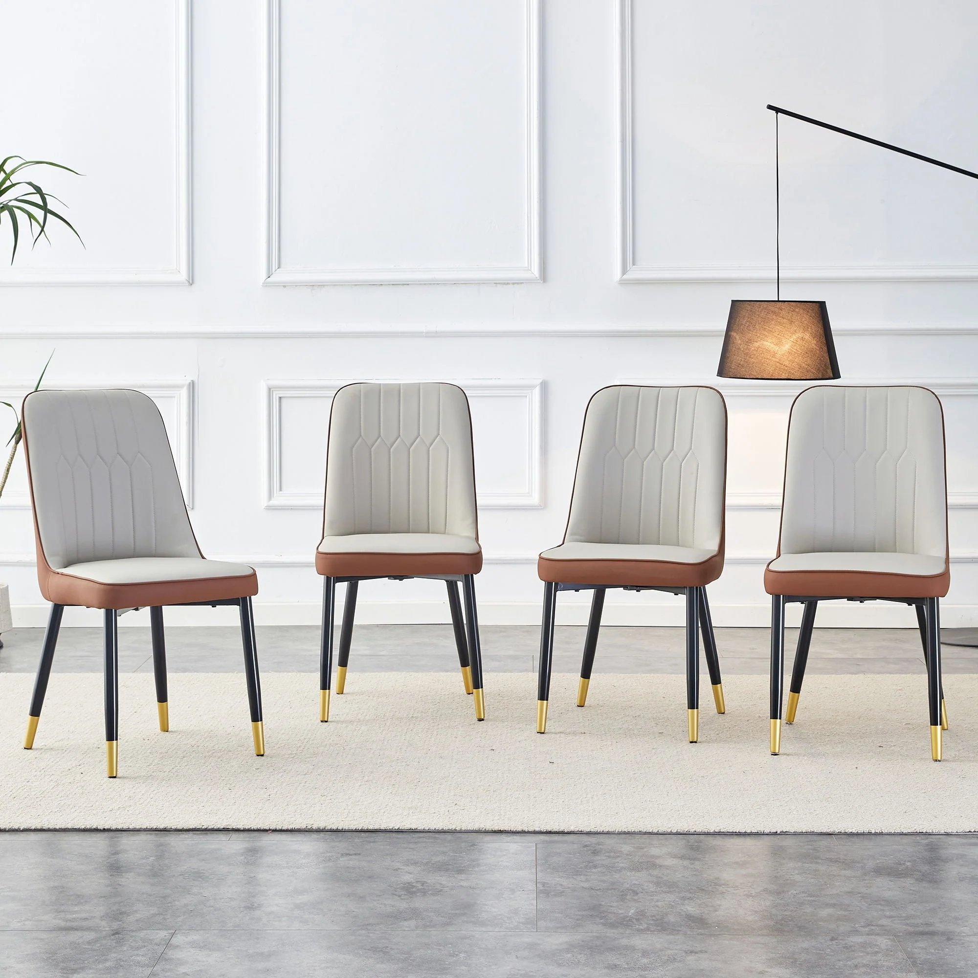 Modern Dining Chair with Metal Leg - Image 32