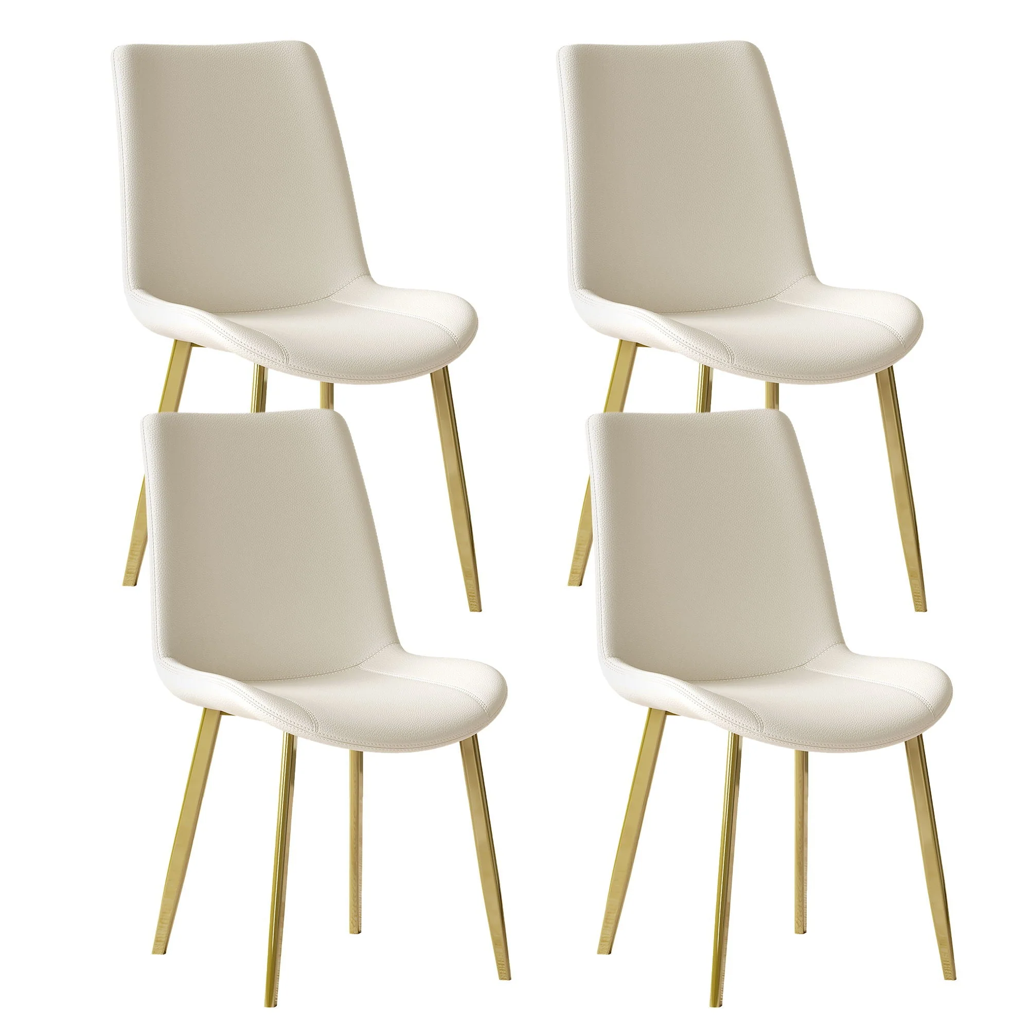 Modern Dining Chairs Ergonomic Design For Kitchen (Set of 4) - Image 2