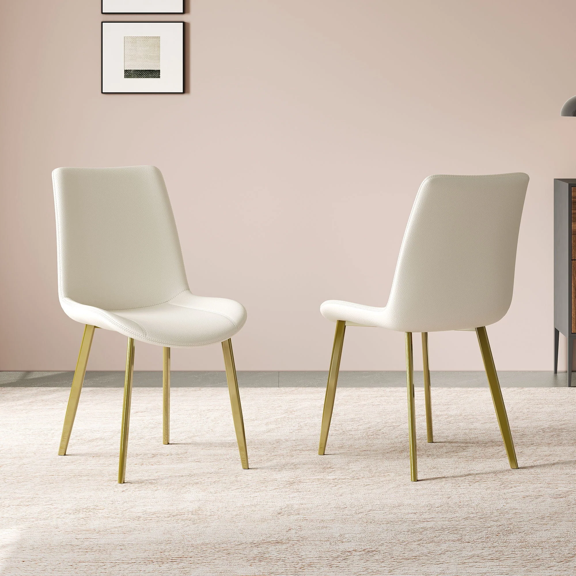 Modern Dining Chairs Ergonomic Design For Kitchen (Set of 4) - Image 7
