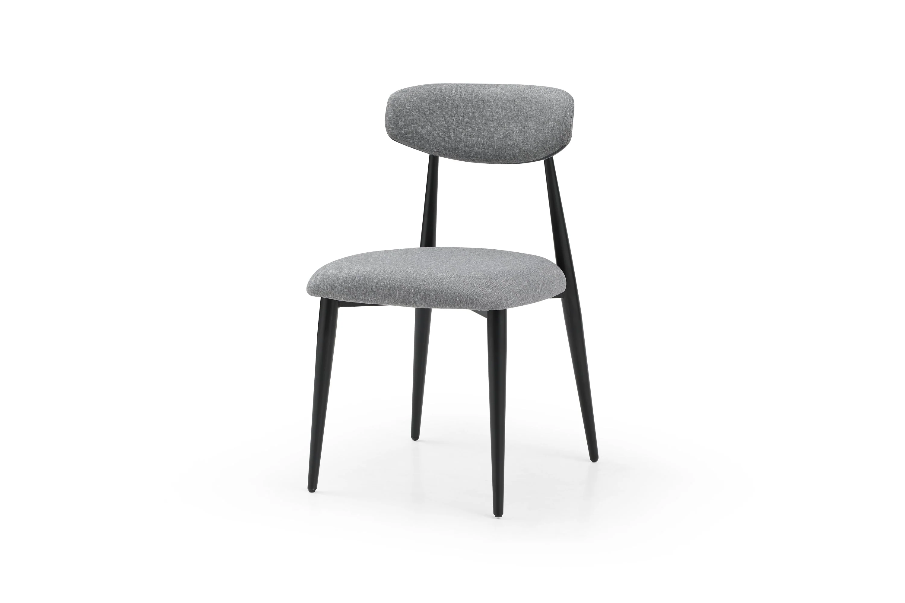 Modern Dining Chairs Set of 2 Grey - Image 6