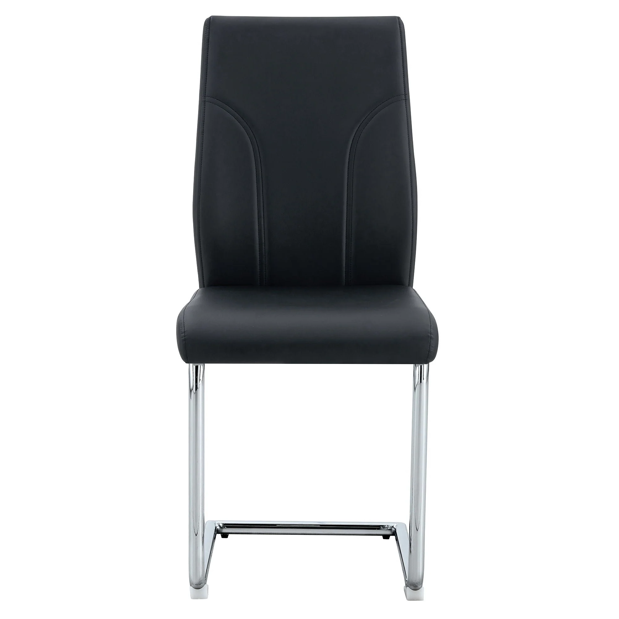 Modern Dining Chairs with High Backrest and Sturdy Legs - Image 2