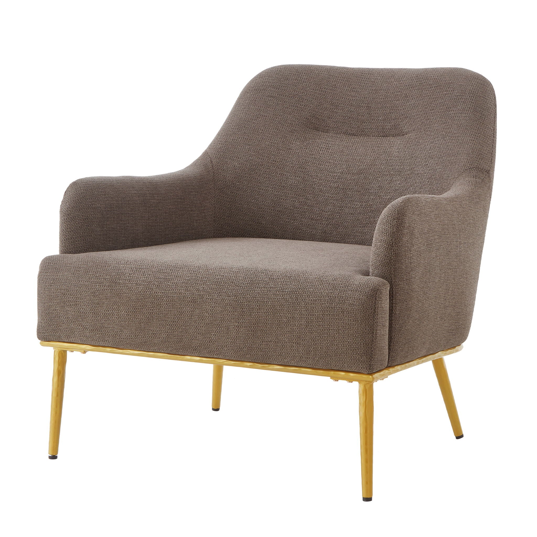 Modern Elegance Accent Chair with Curved Backrest - Image 3