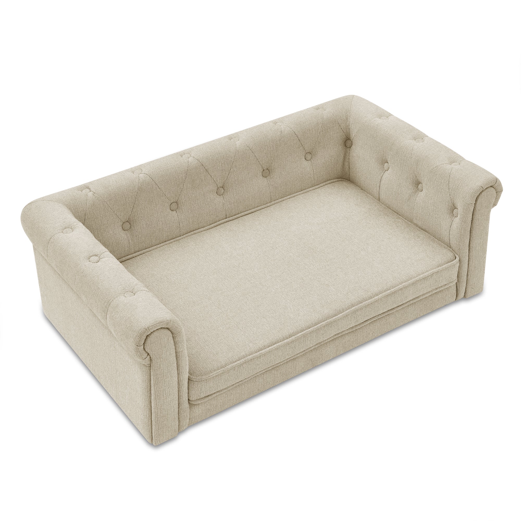 Modern Elegant Rectangle Elevated Pet Bed - Image 2