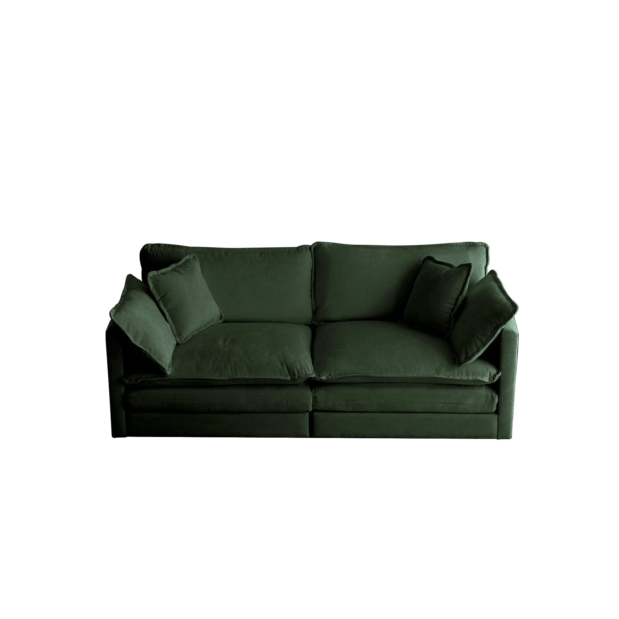 Modern Fabric Loveseat Sofa Couch for Living Room - Image 3
