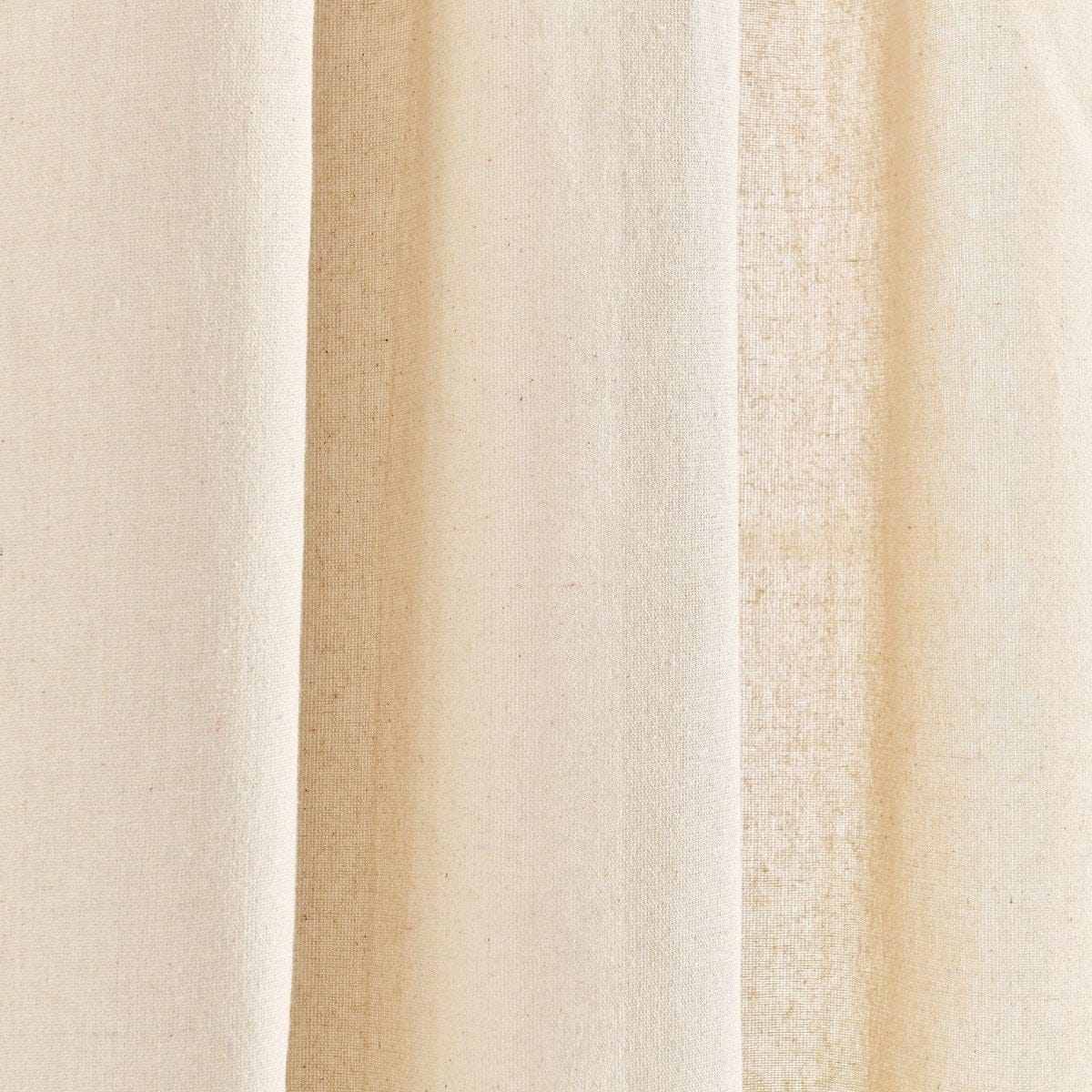 Modern Faux Linen Embroidered Edge With Attached Valance Window Curtain Panel Set - Image 12