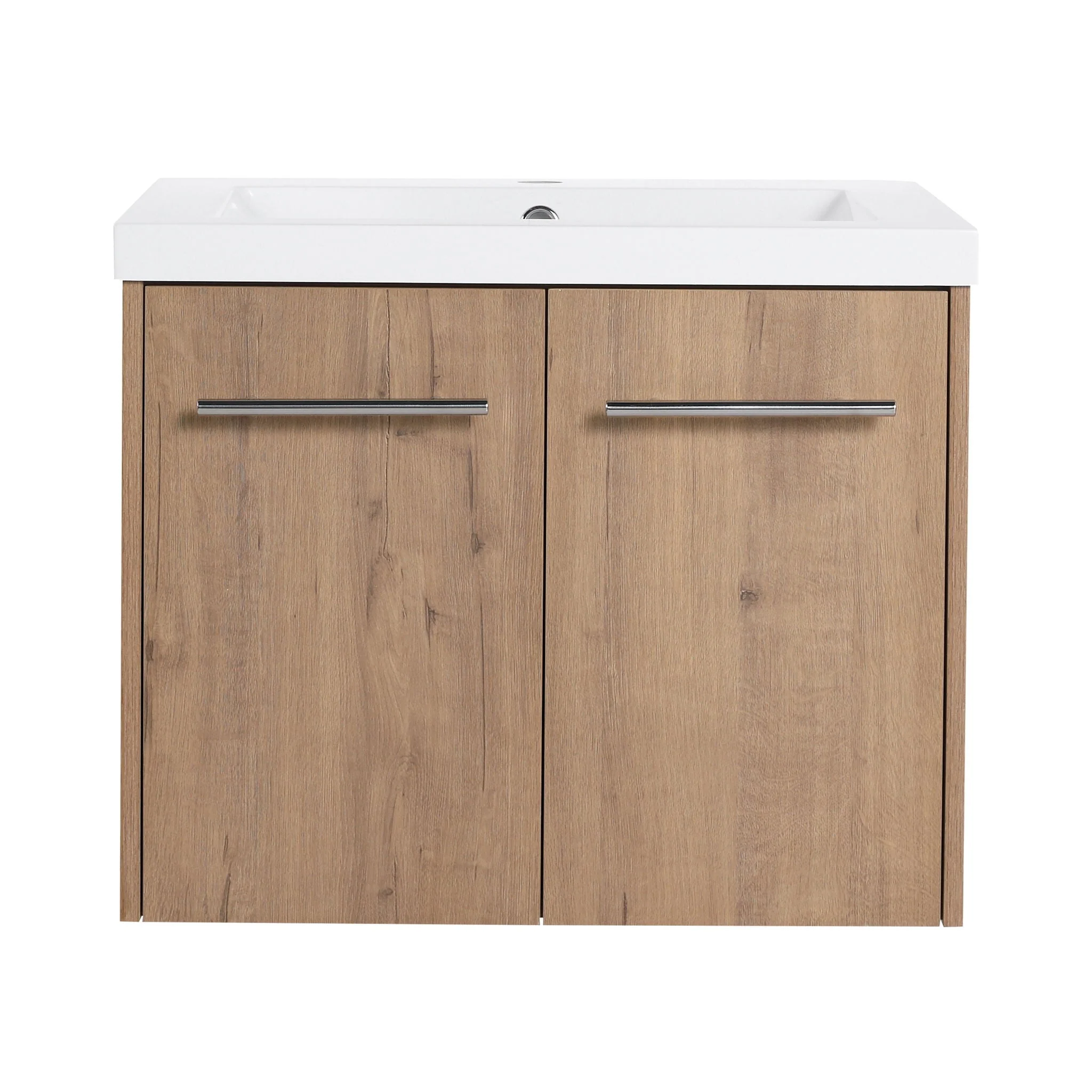 Modern Floating Bathroom Vanity With Resin Sink, Soft Close Doors - Image 4