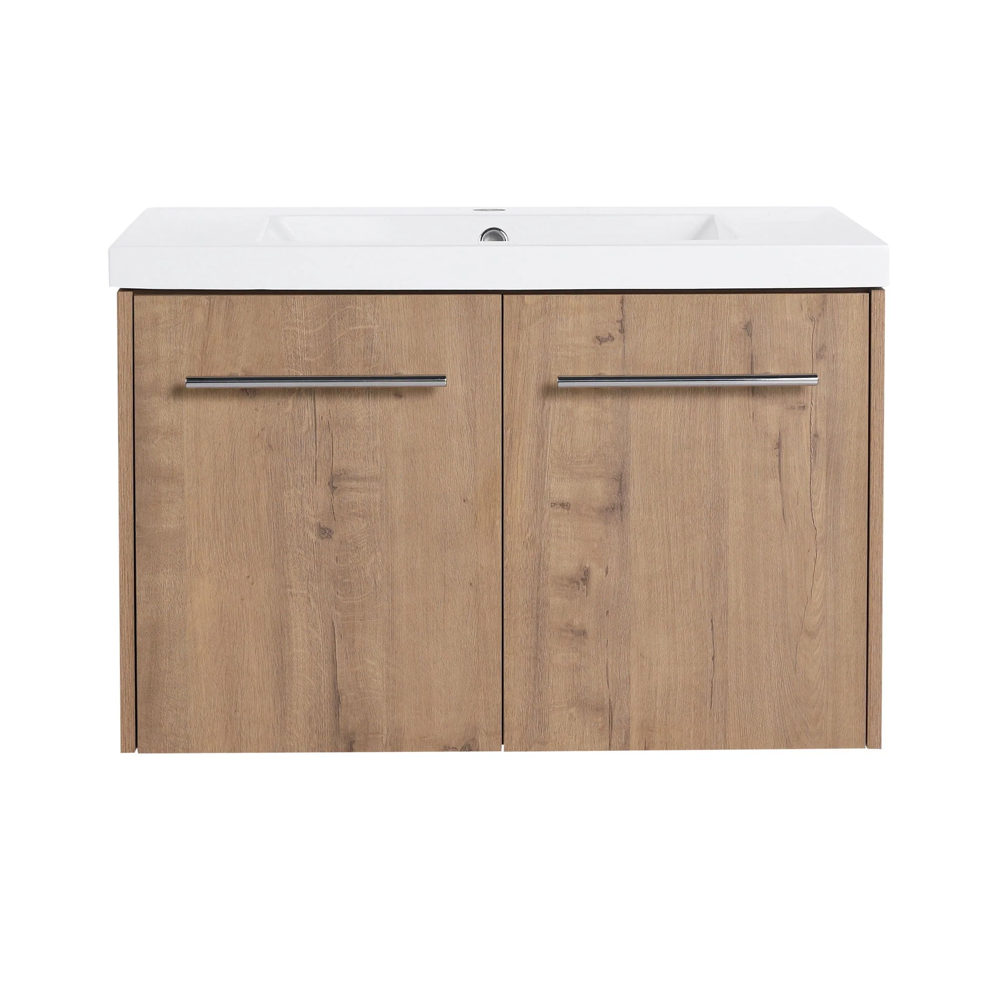 Modern Floating Bathroom Vanity With Resin Sink, Soft Close Doors - Image 5