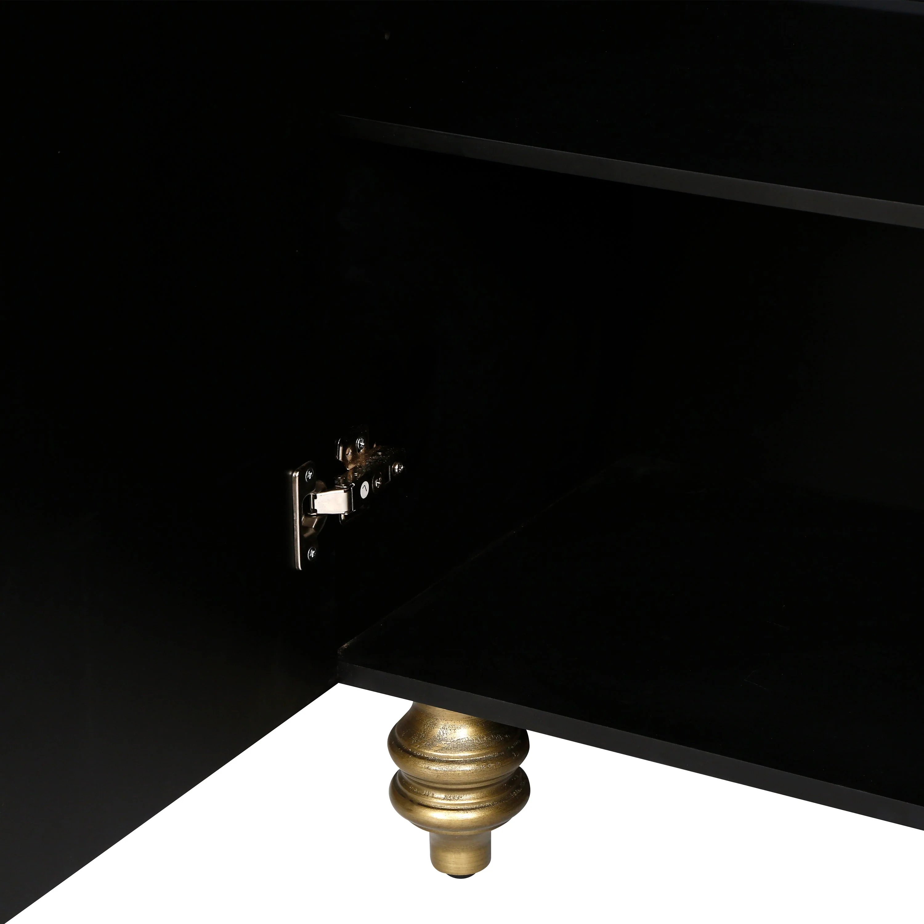 Modern Fluted Sideboard Buffet with Storage - Image 8