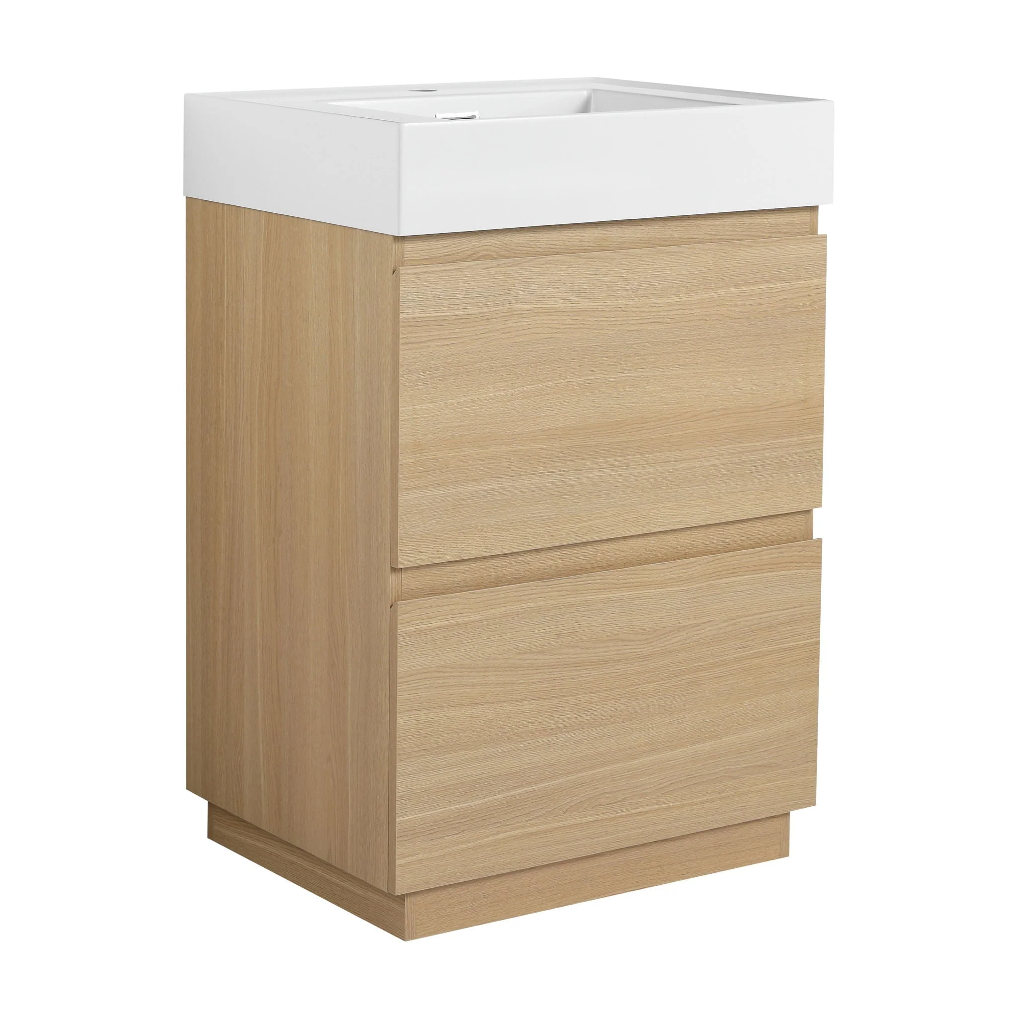 Modern Freestanding Bathroom Vanities With Single Sink Combo