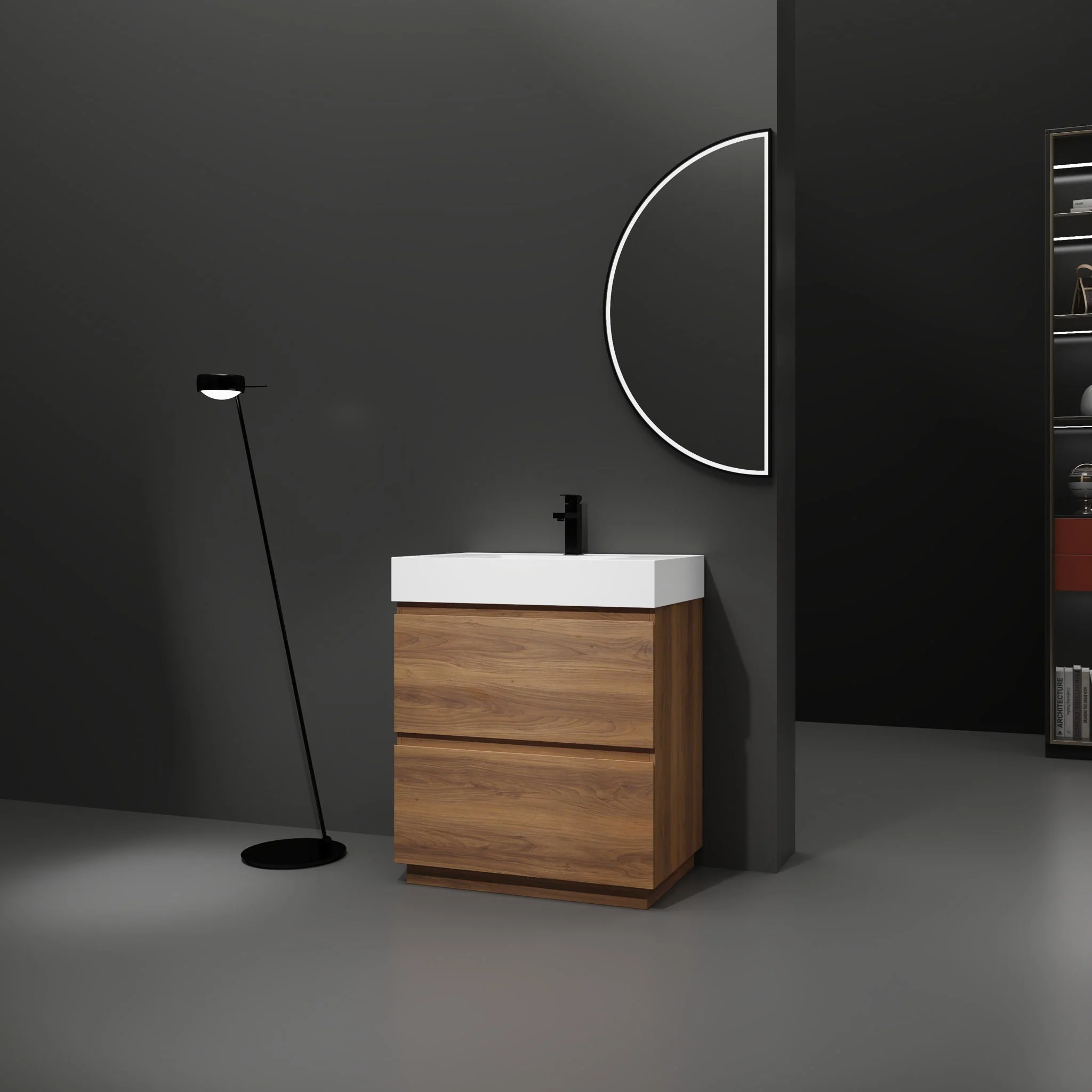 Modern Freestanding Bathroom Vanities With Single Sink Combo - Image 7