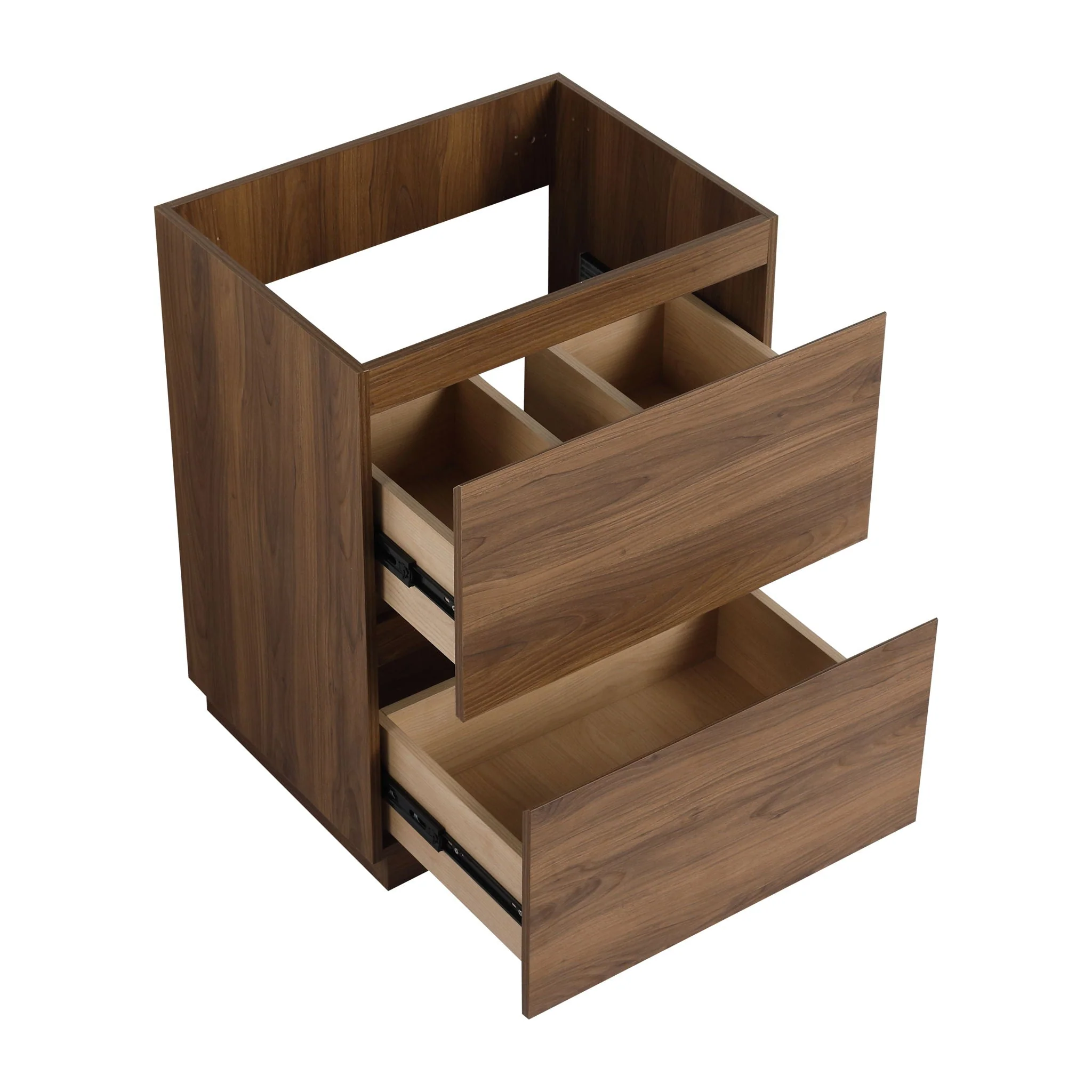 Modern Freestanding Bathroom Vanity Cabinet With Double Drawer - Image 10
