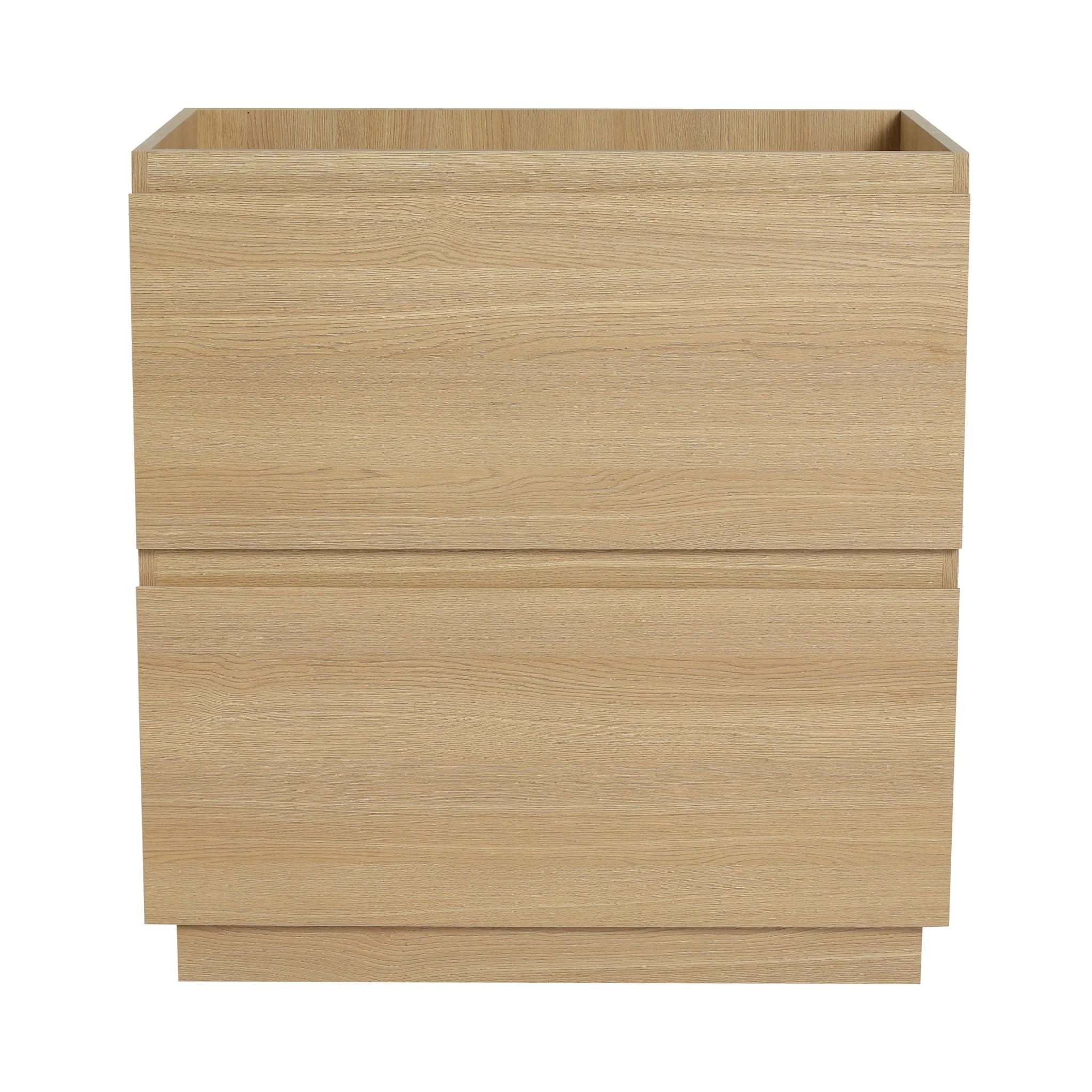 Modern Freestanding Bathroom Vanity Cabinet With Double Drawer - Image 2