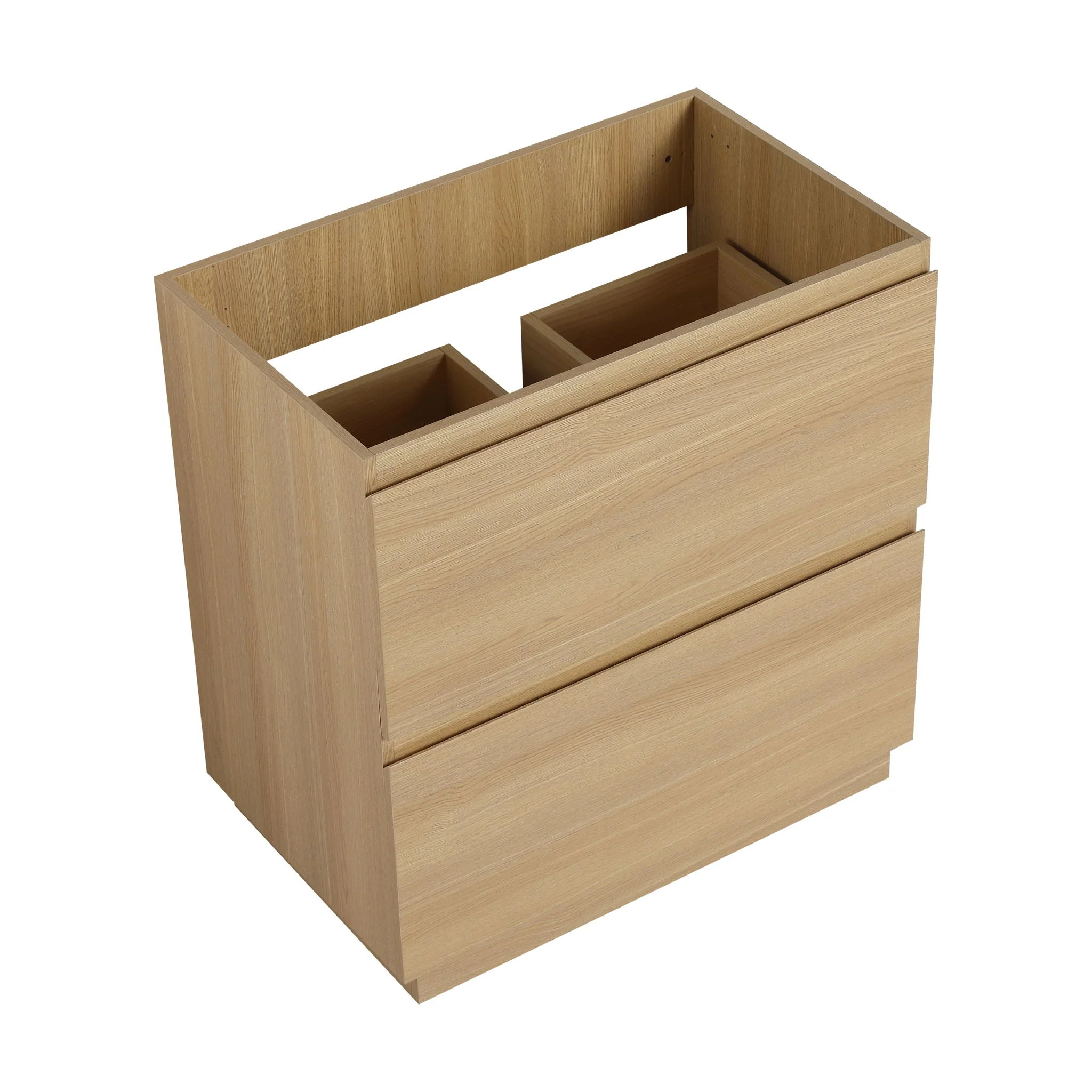 Modern Freestanding Bathroom Vanity Cabinet With Double Drawer - Image 9