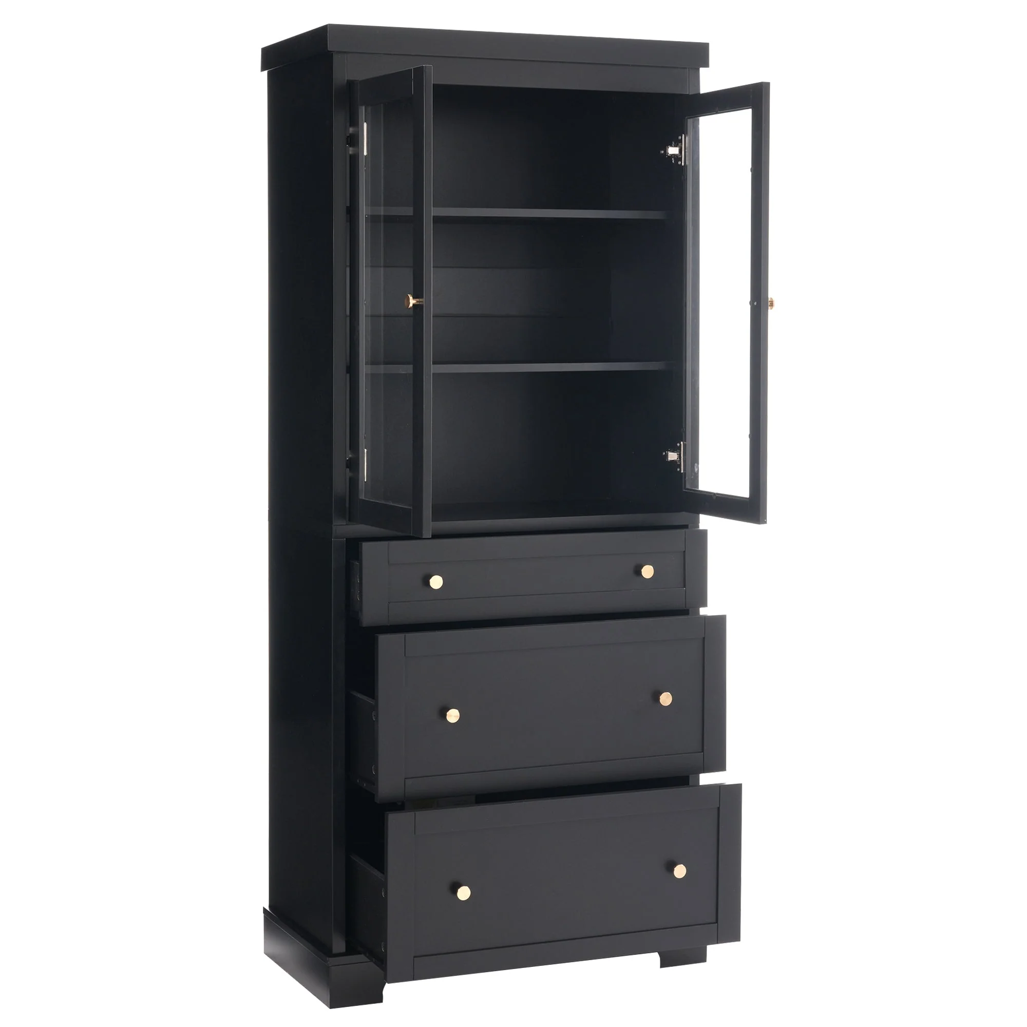 Modern Freestanding Tall Bathroom Cabinet - Image 13