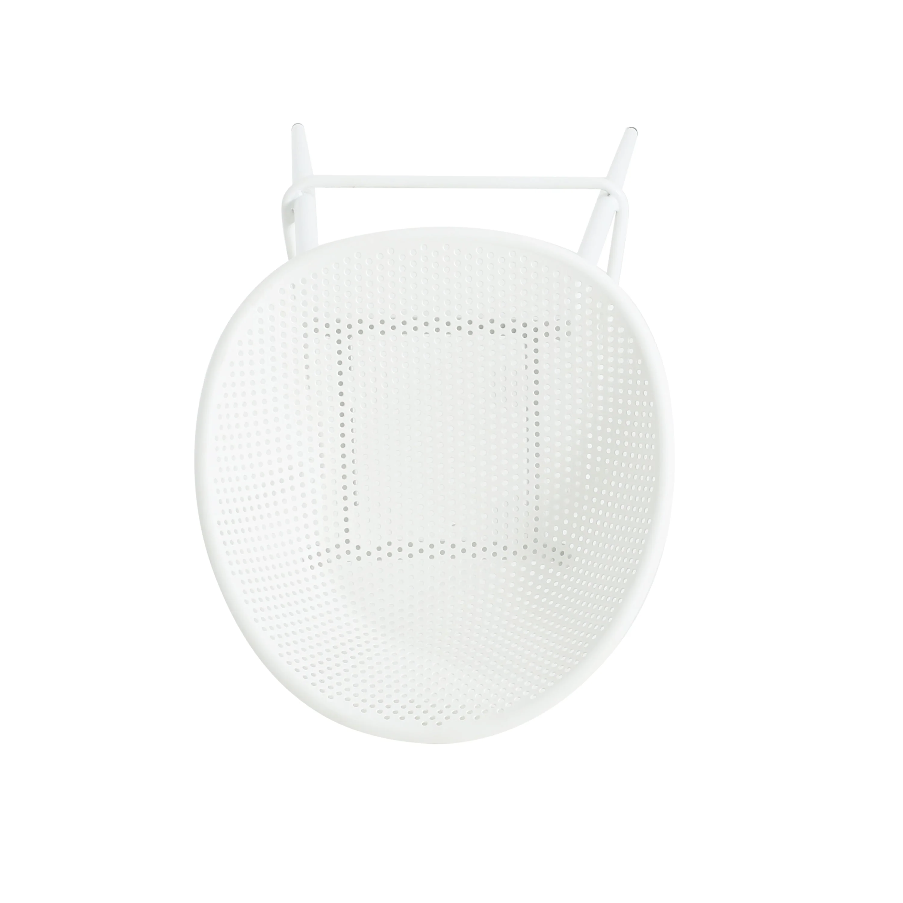 Modern Gable Outdoor Barstool Set of 2 in White - Image 10