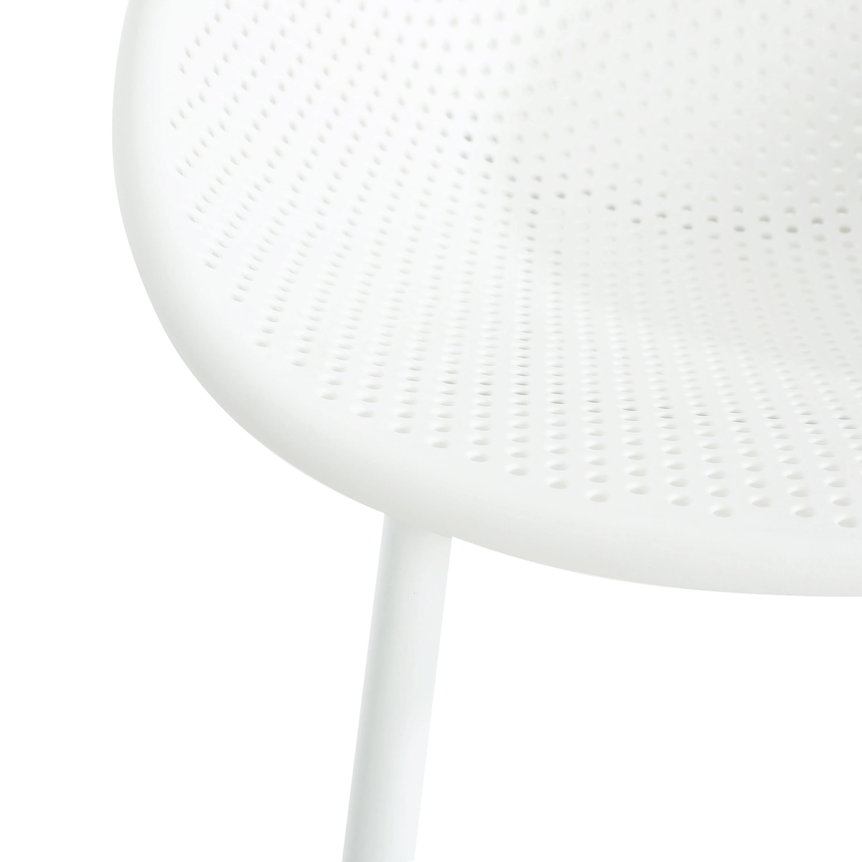Modern Gable Outdoor Barstool Set of 2 in White - Image 12