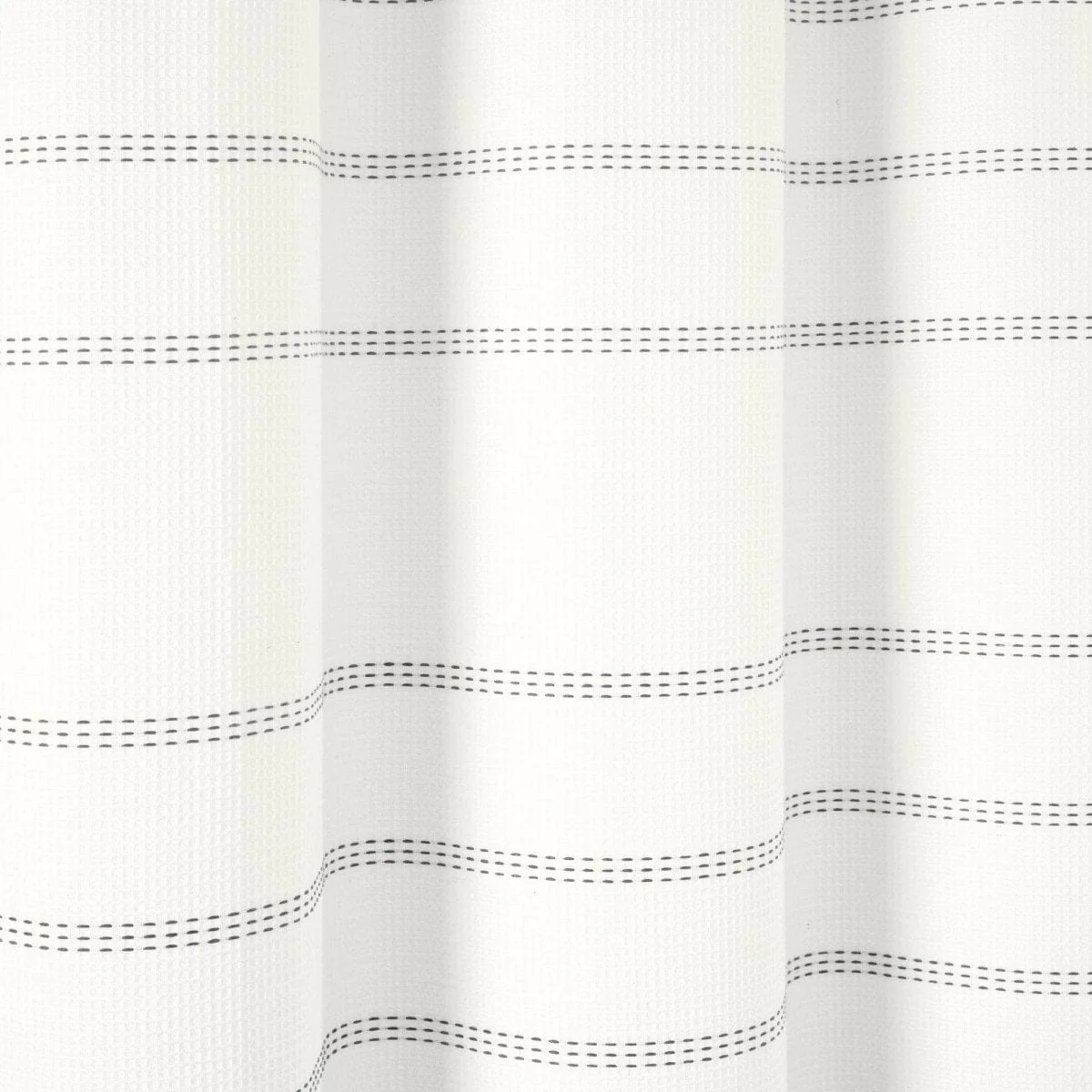 Modern Galaxy Waffle Woven Cotton Blend Shower Curtain - Image 4