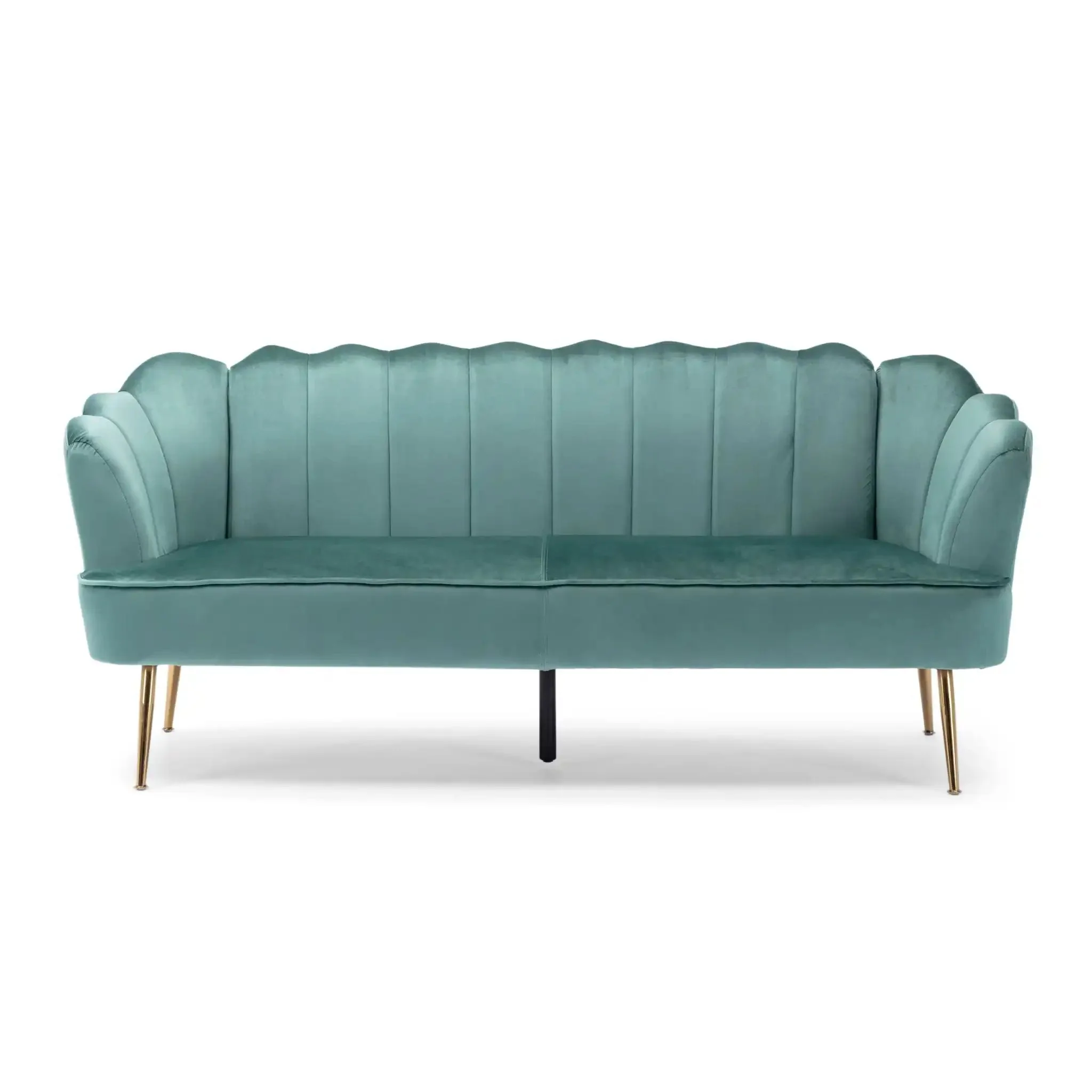 Modern Glam 3 Seater Sofa With Texture - Image 5