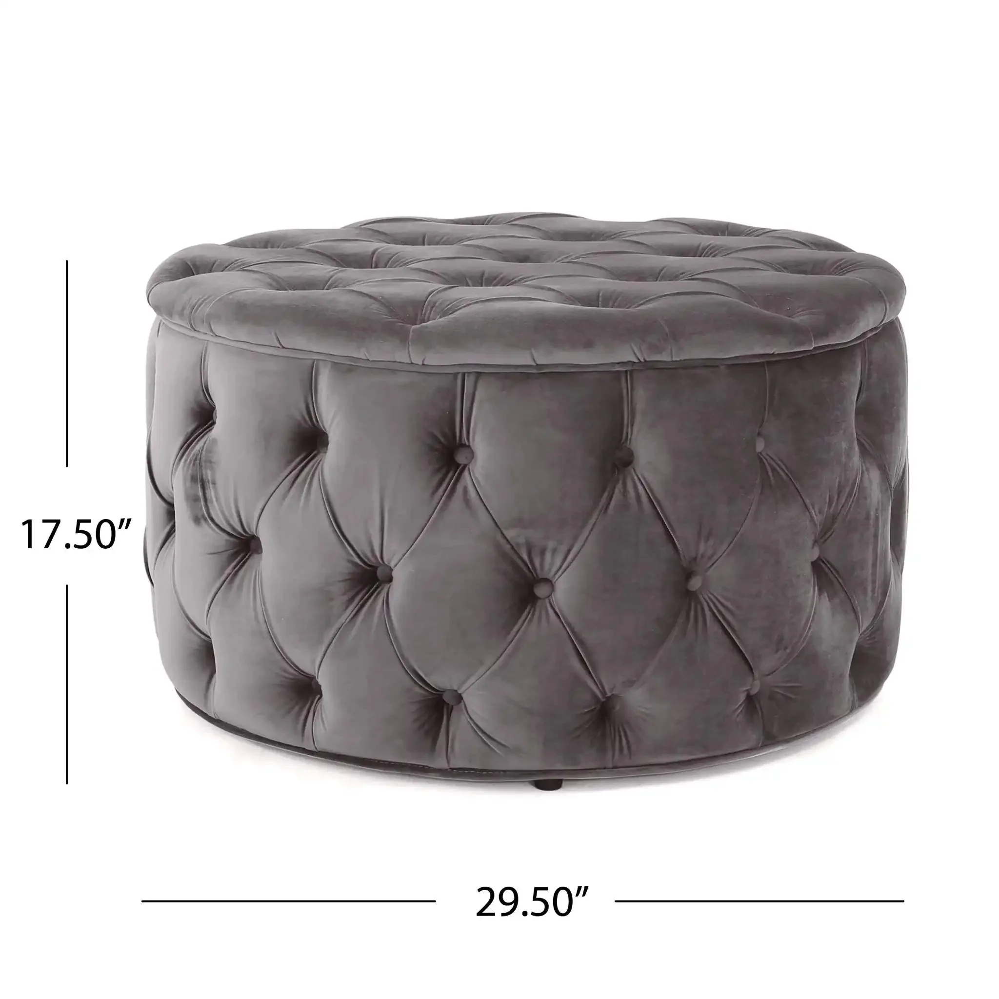Modern Glam Ottoman Velvet - Image 25
