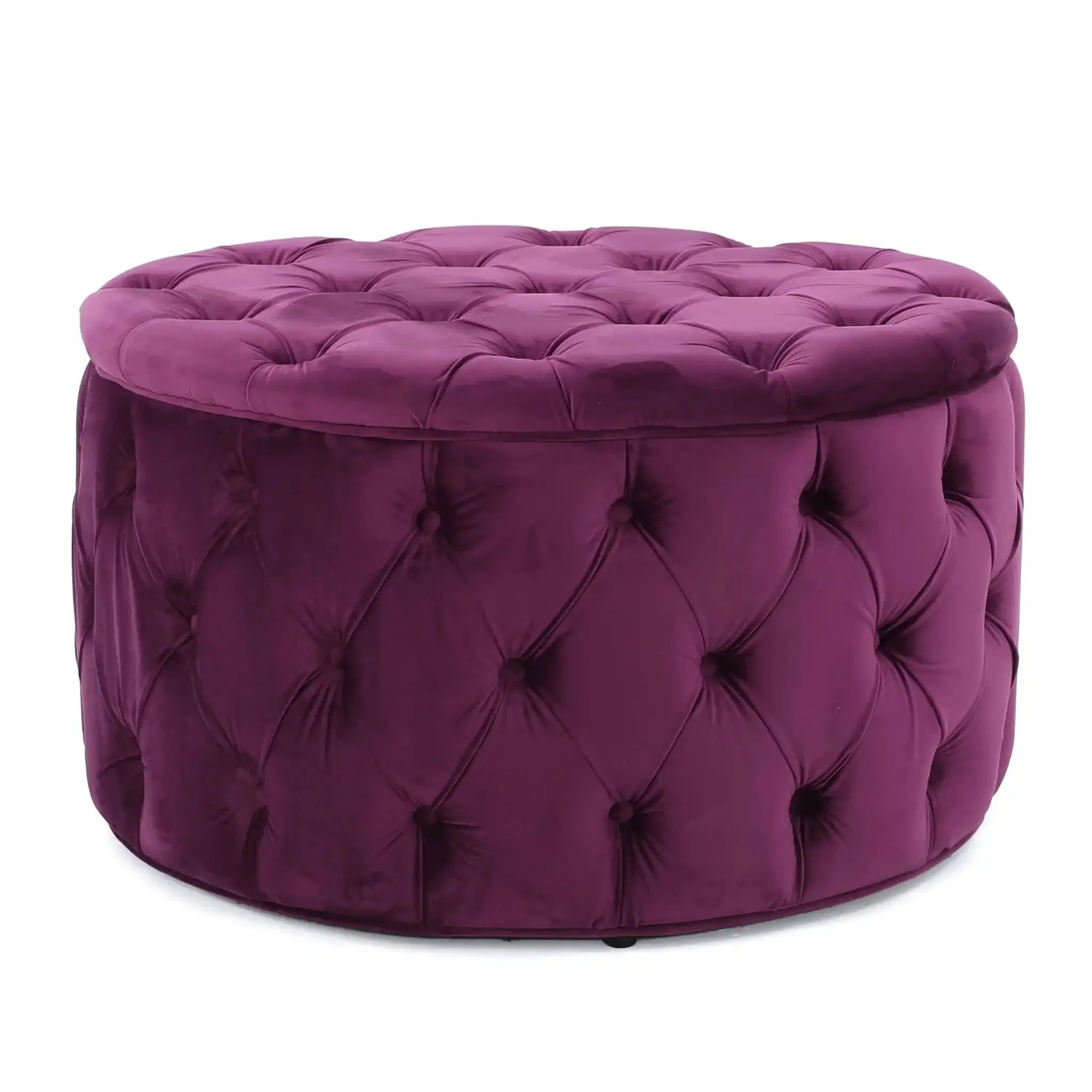 Modern Glam Ottoman Velvet - Image 3