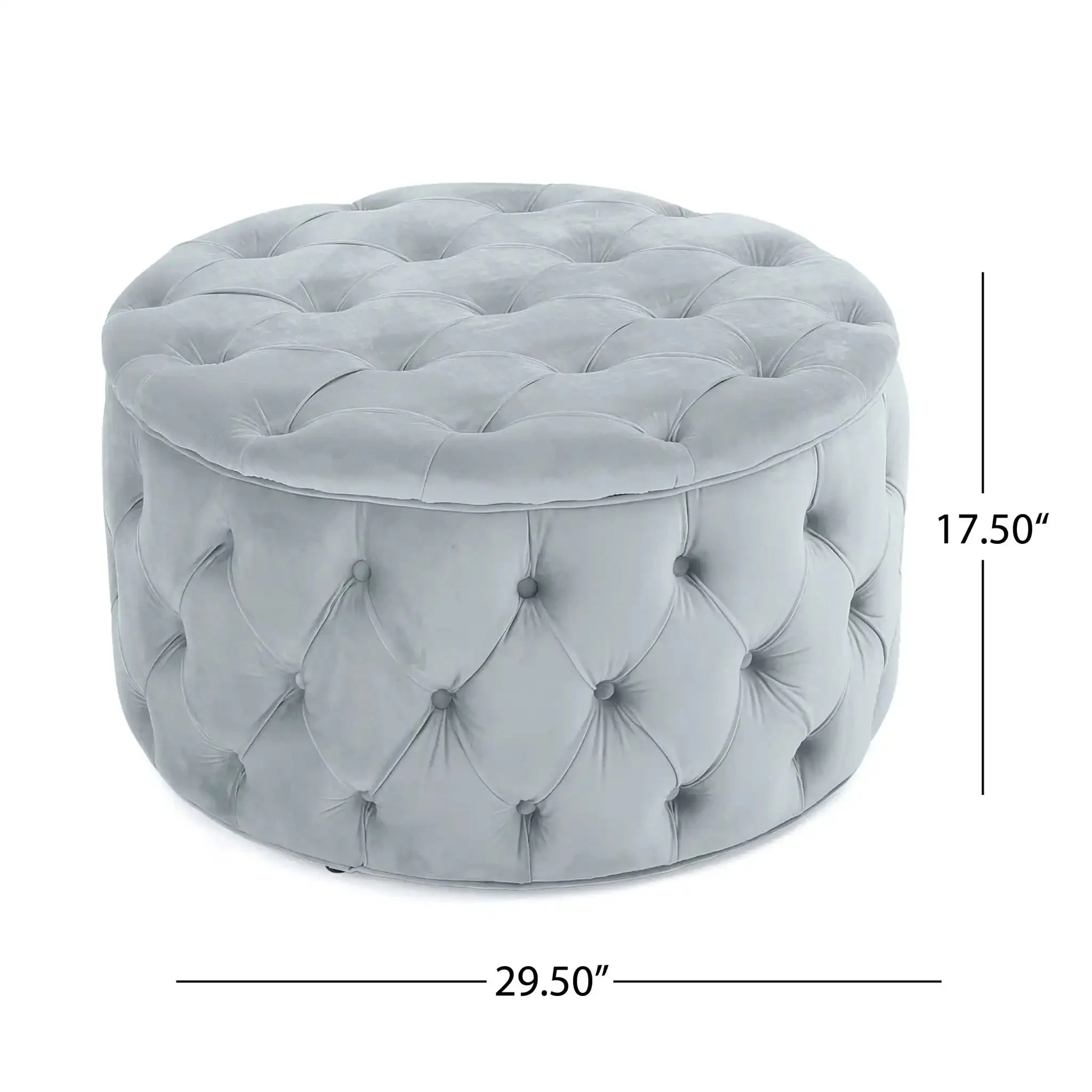 Modern Glam Ottoman Velvet - Image 31