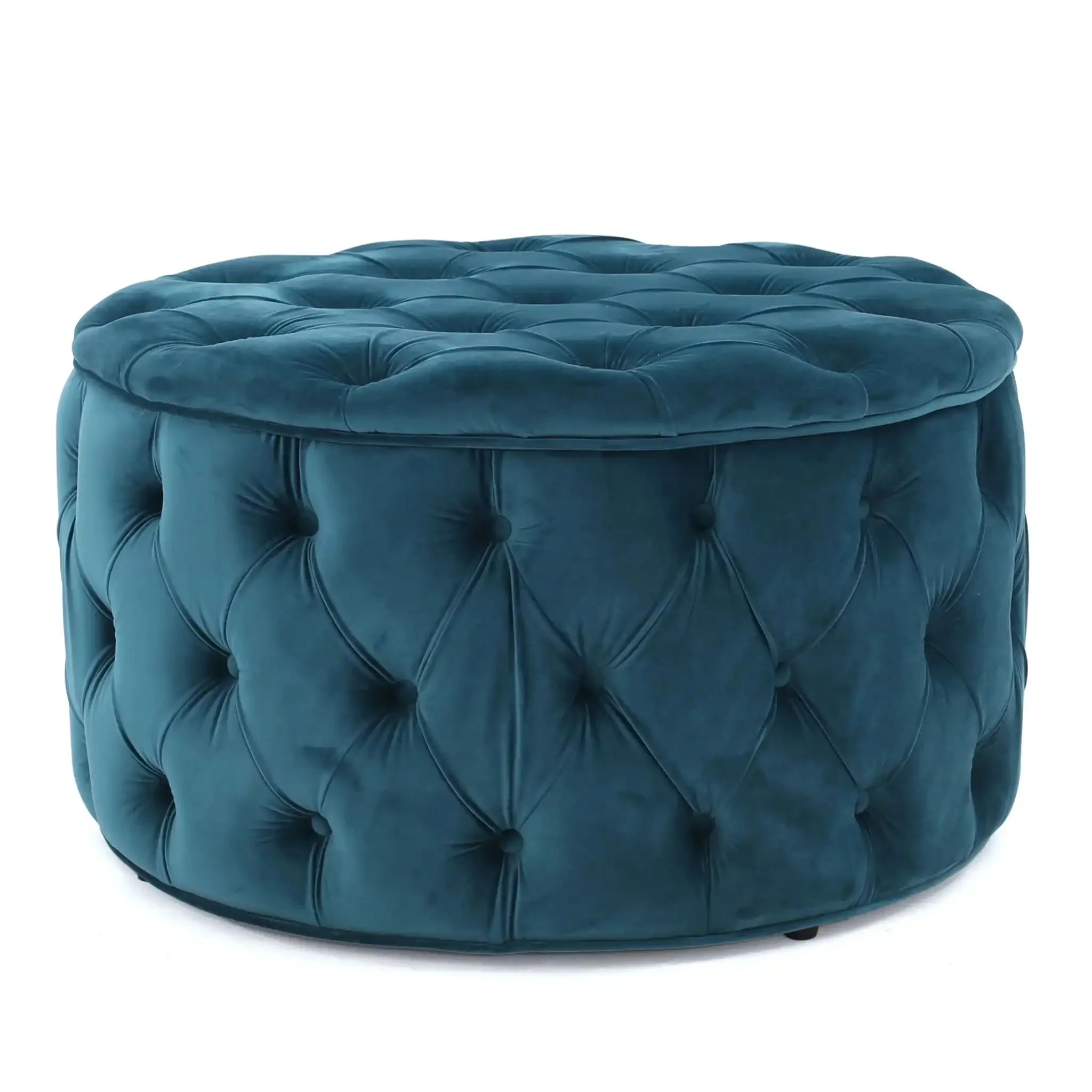 Modern Glam Ottoman Velvet - Image 4