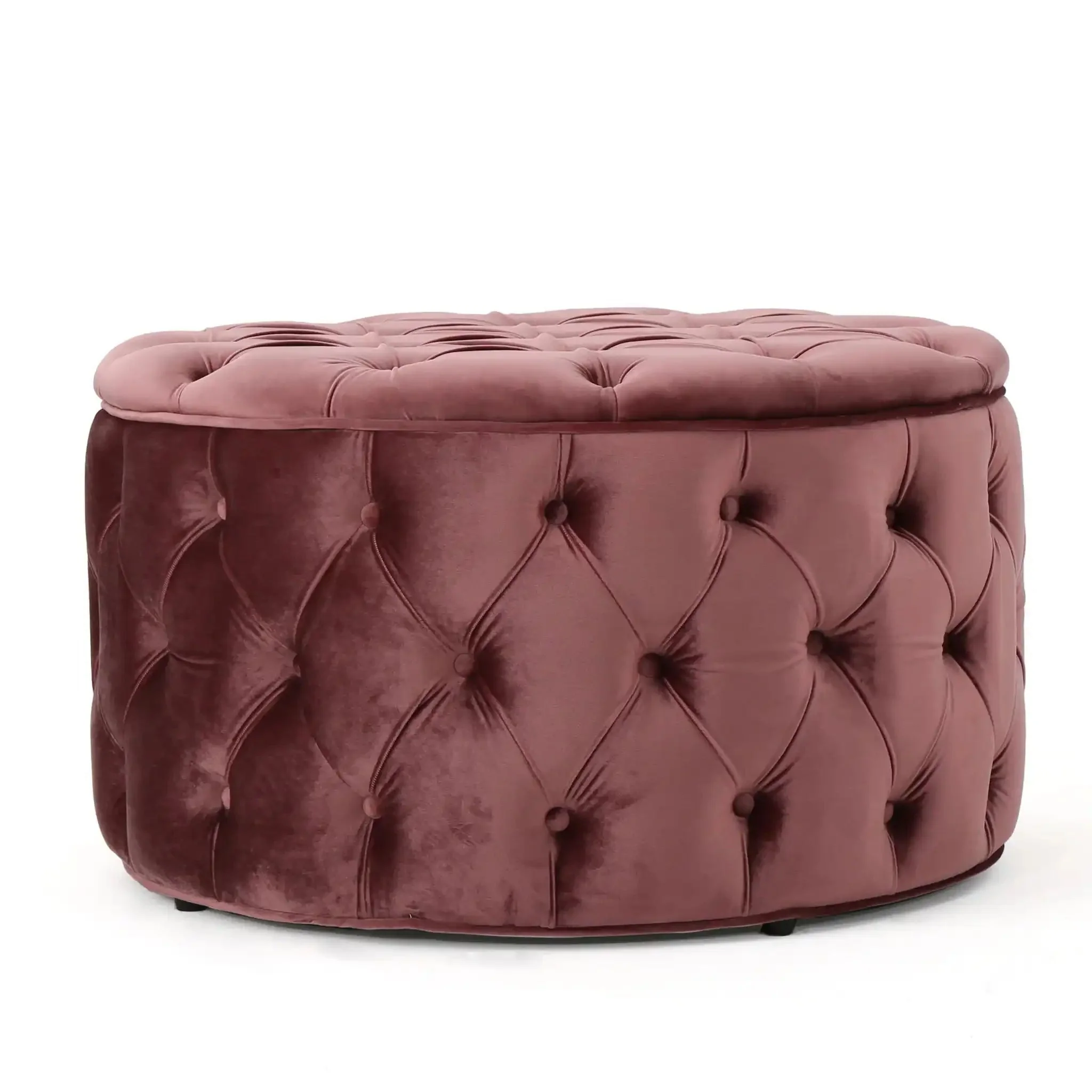 Modern Glam Ottoman Velvet - Image 5