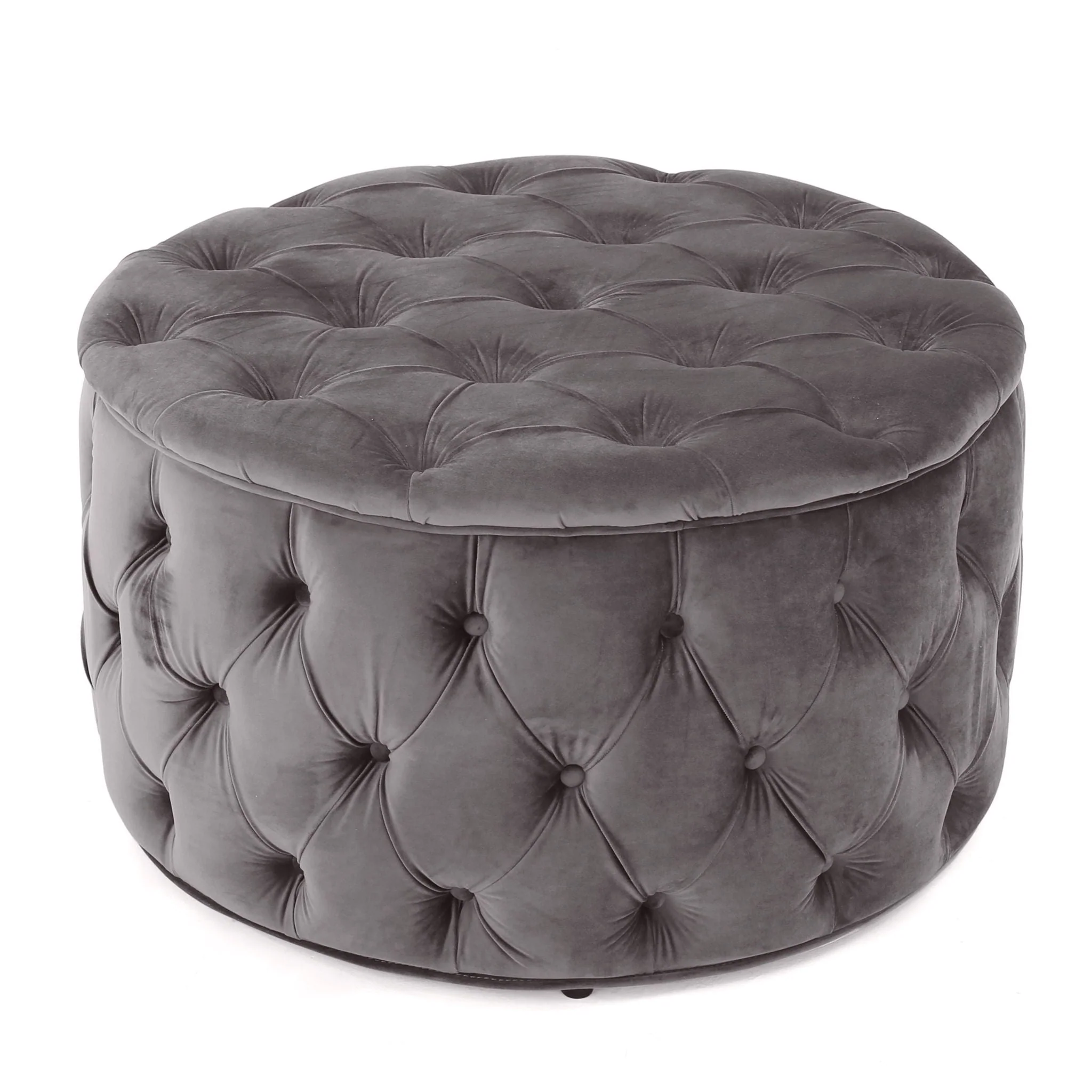 Modern Glam Ottoman Velvet - Image 8