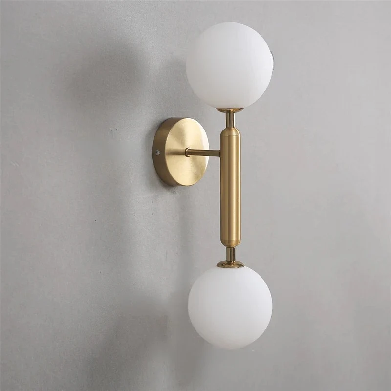 Modern Glass Ball Wall Sconce Bedroom Bedside Living Room Background Light - Image 10