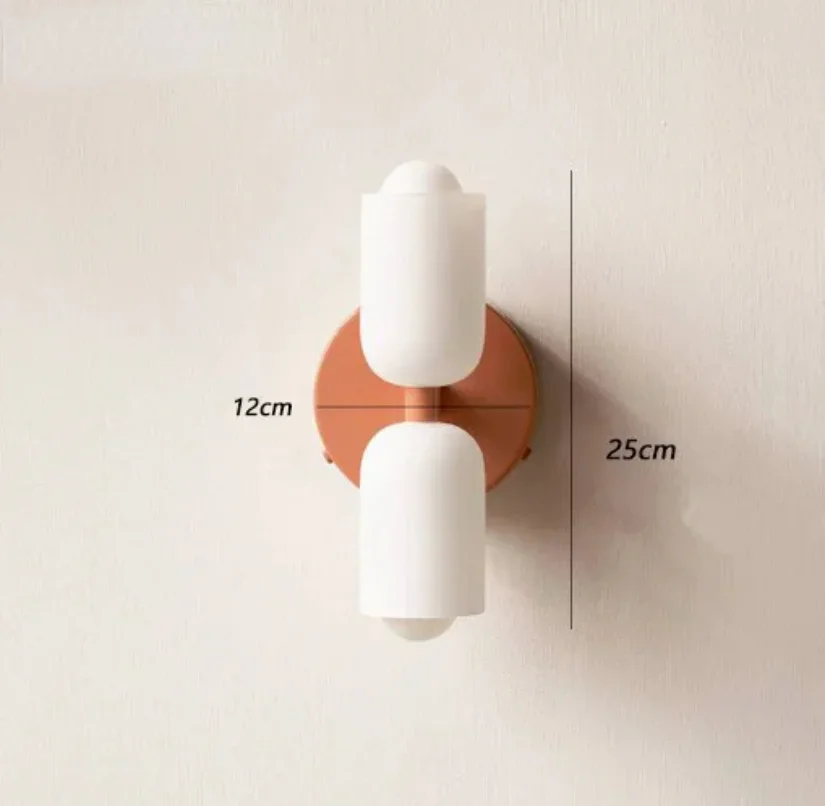 Modern Glass Wall Sconce LED Light for Bedroom Bathroom Bedside Hotel Decor - Image 6