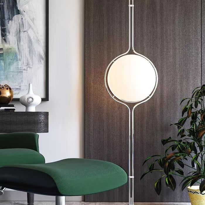 Modern Globe Standing Lamp Floor to Ceiling Home Decor Light - Image 3