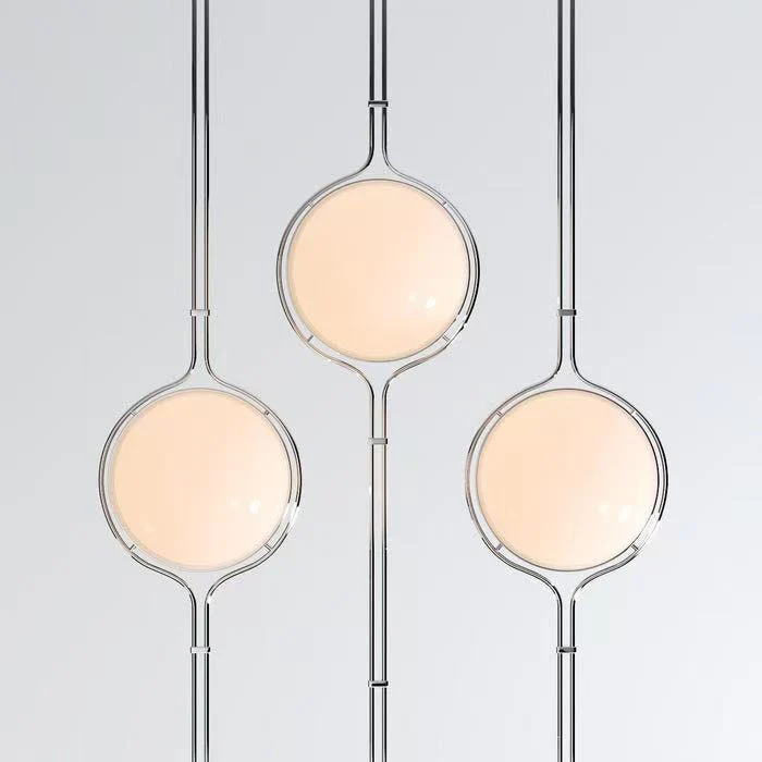 Modern Globe Standing Lamp Floor to Ceiling Home Decor Light - Image 5