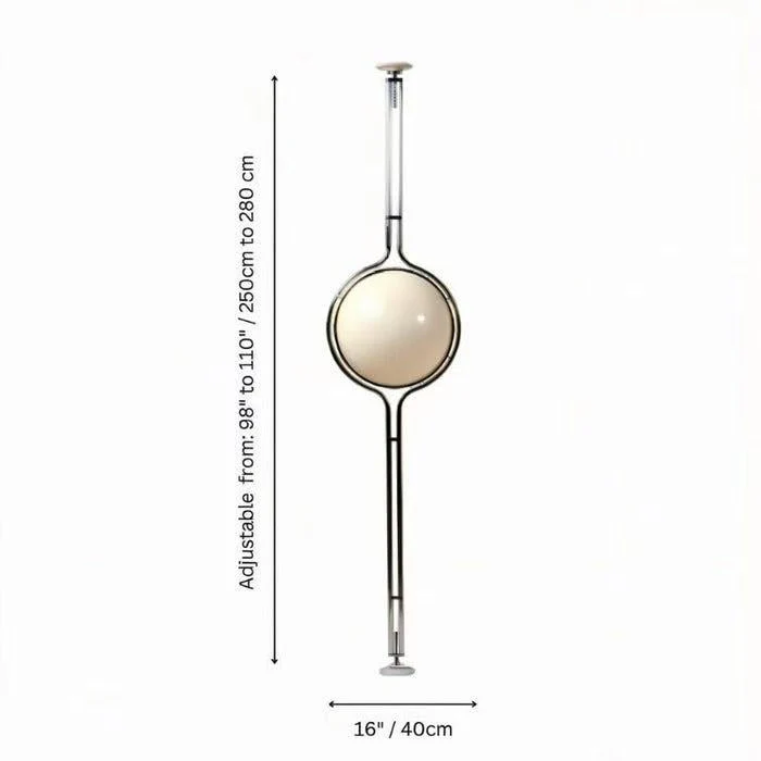 Modern Globe Standing Lamp Floor to Ceiling Home Decor Light - Image 6